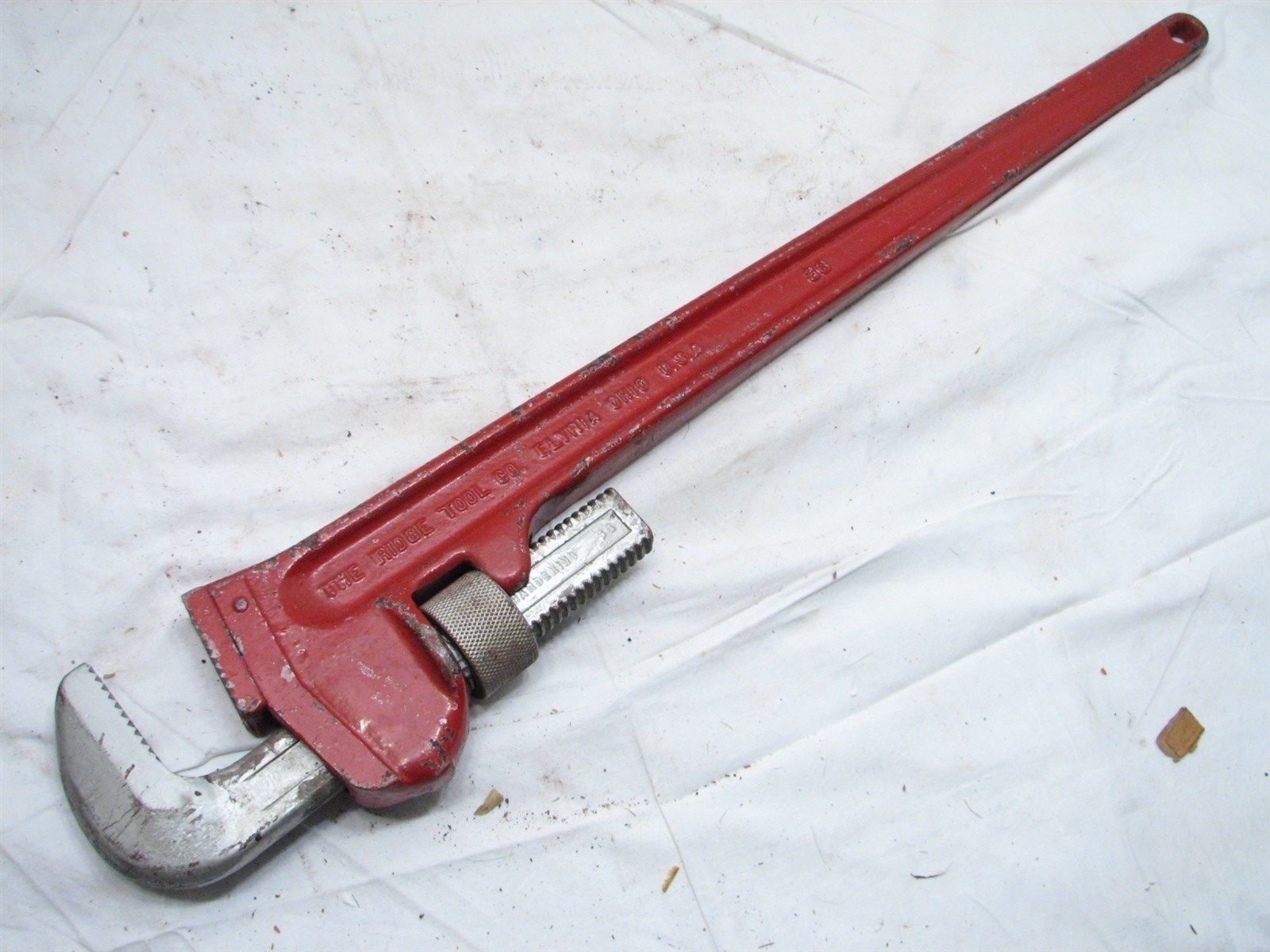 Vintage Ridgid 36 Iron Straight Pipe Wrench Oil Drilling Rig Tool ...