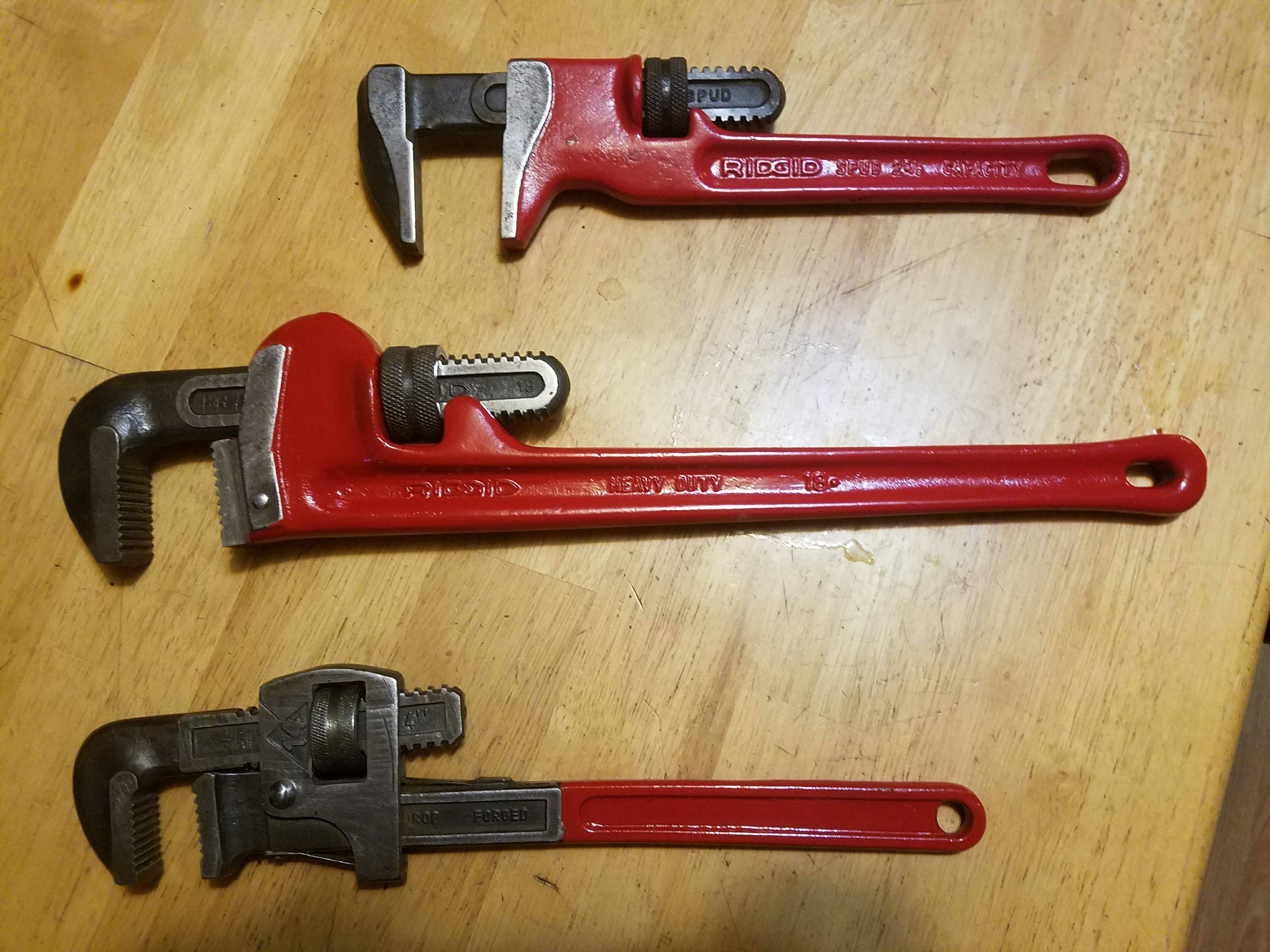 Cleaning up old Pipe wrenches - The Garage Journal Board