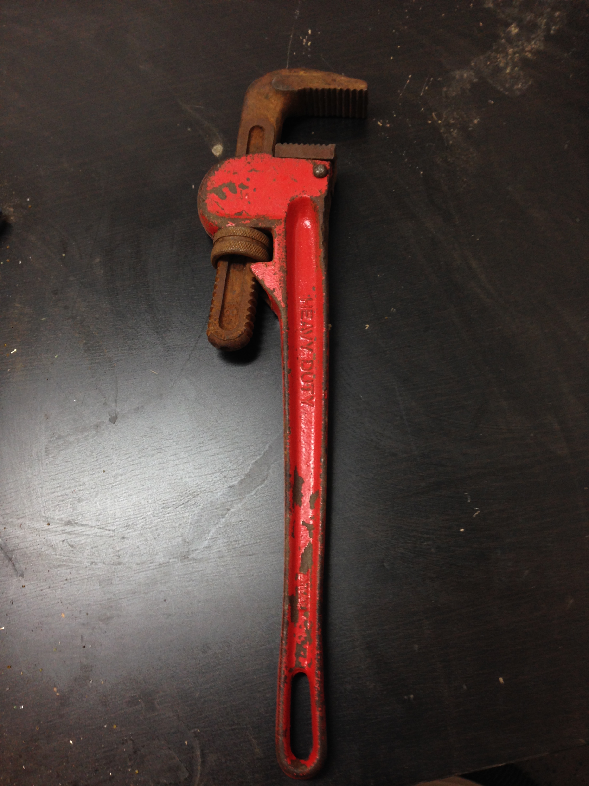 Pipe Wrench Restoration - Though it's a really basic project ...