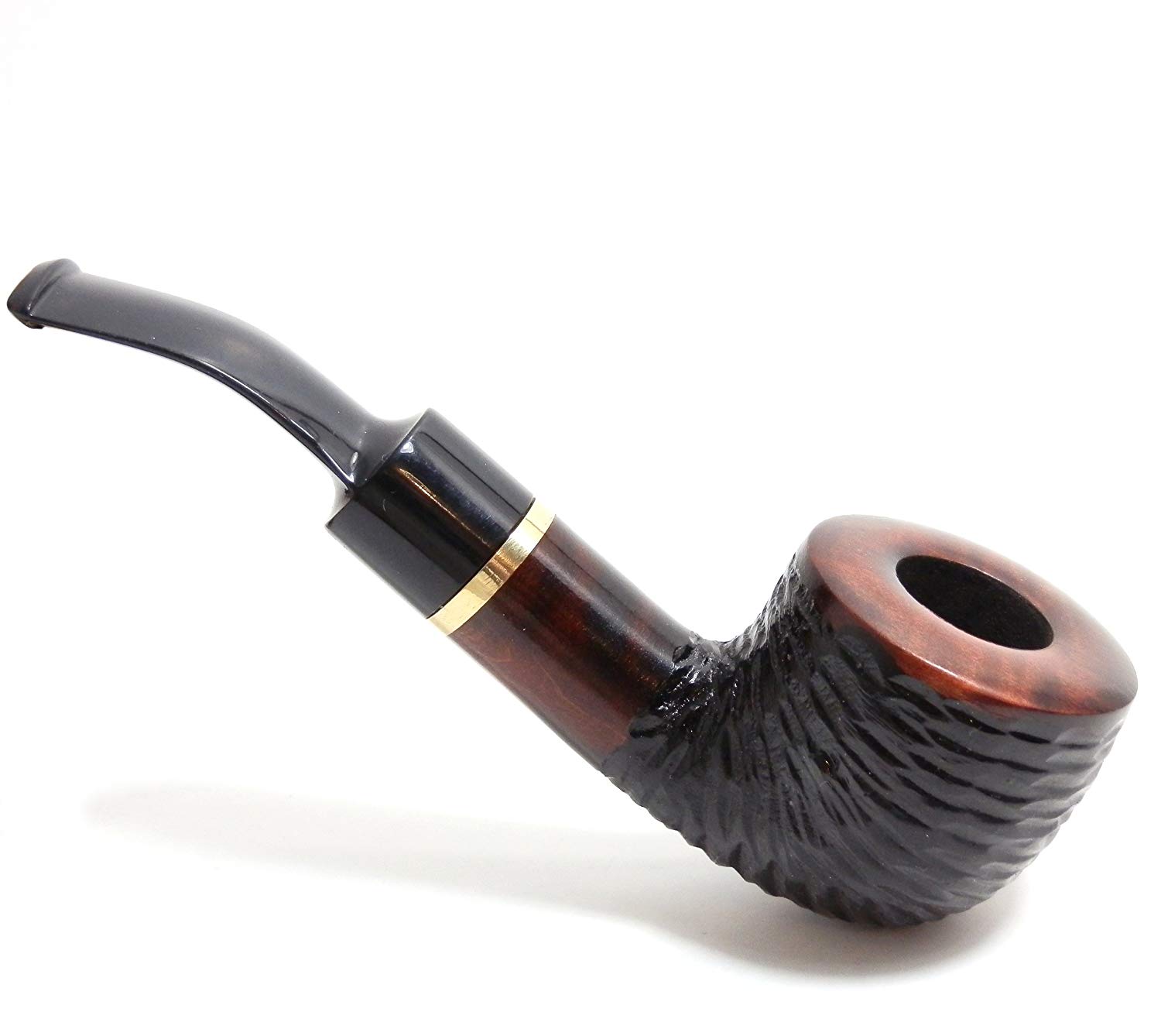 Amazon.com: Mr. Brog Full Bent Tobacco Pipe - Model No: 43 Kentucky ...