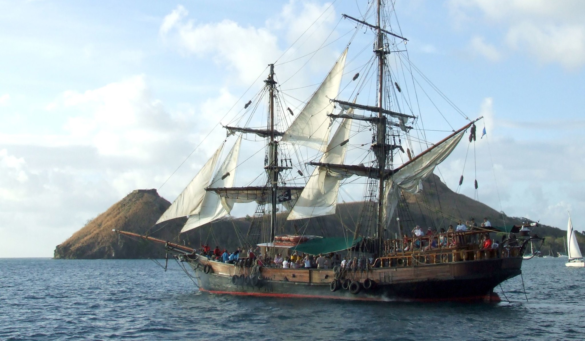 Uncommon Attraction: The Brig Unicorn Pirate Ship | St. Lucia, St ...