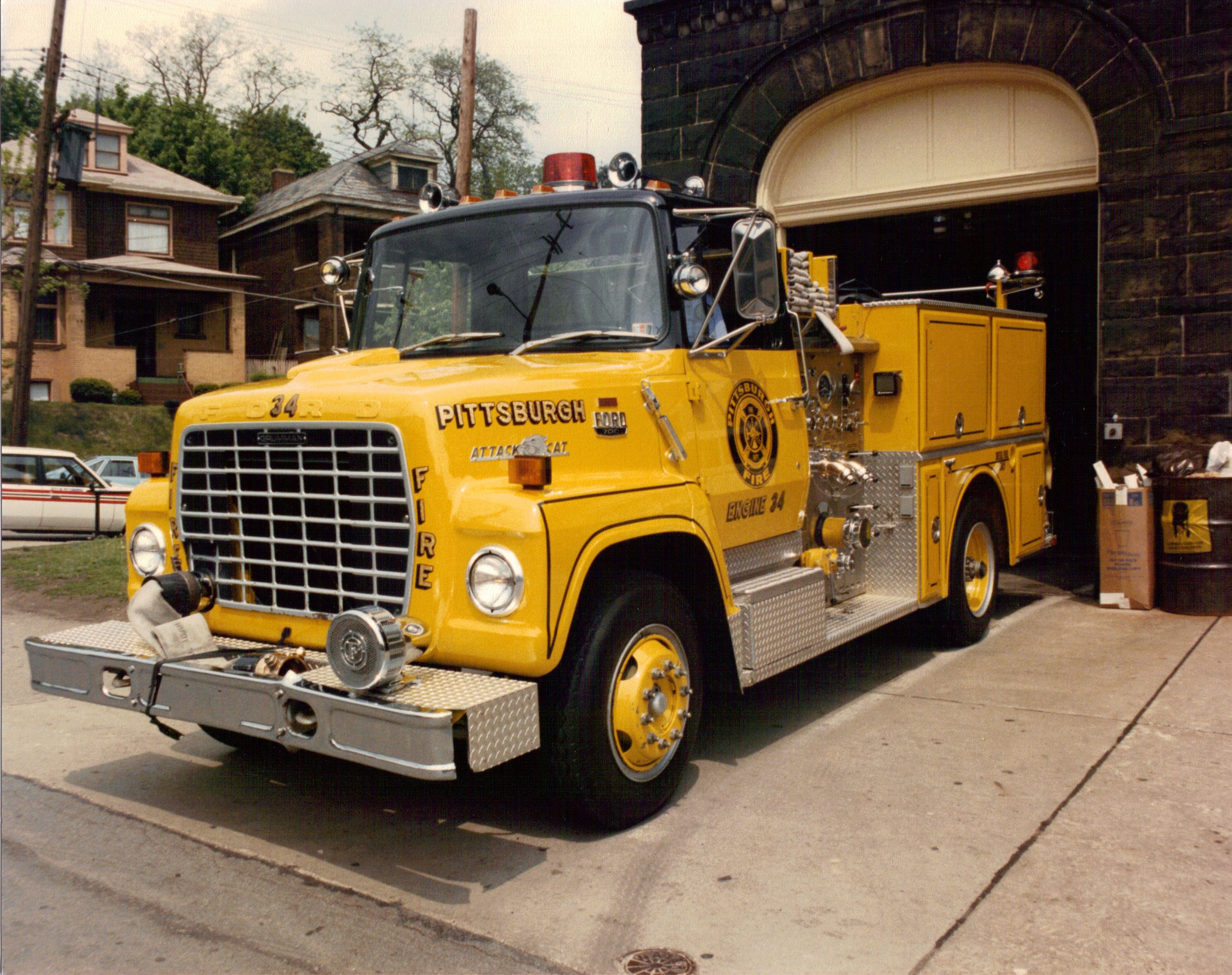 Pittsburgh fire engine photo