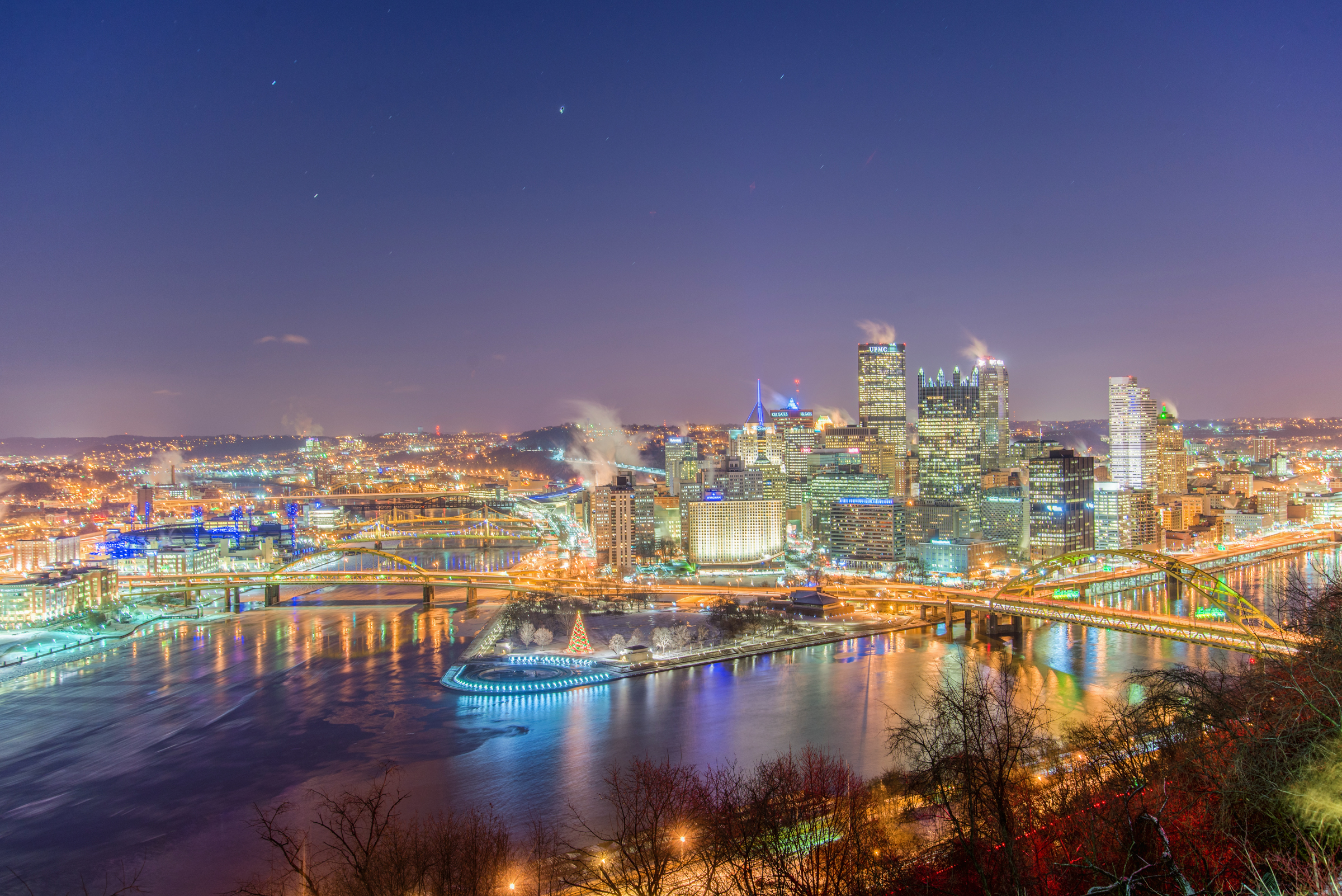Icy rivers in Pittsburgh - Pittsburgh Photographer