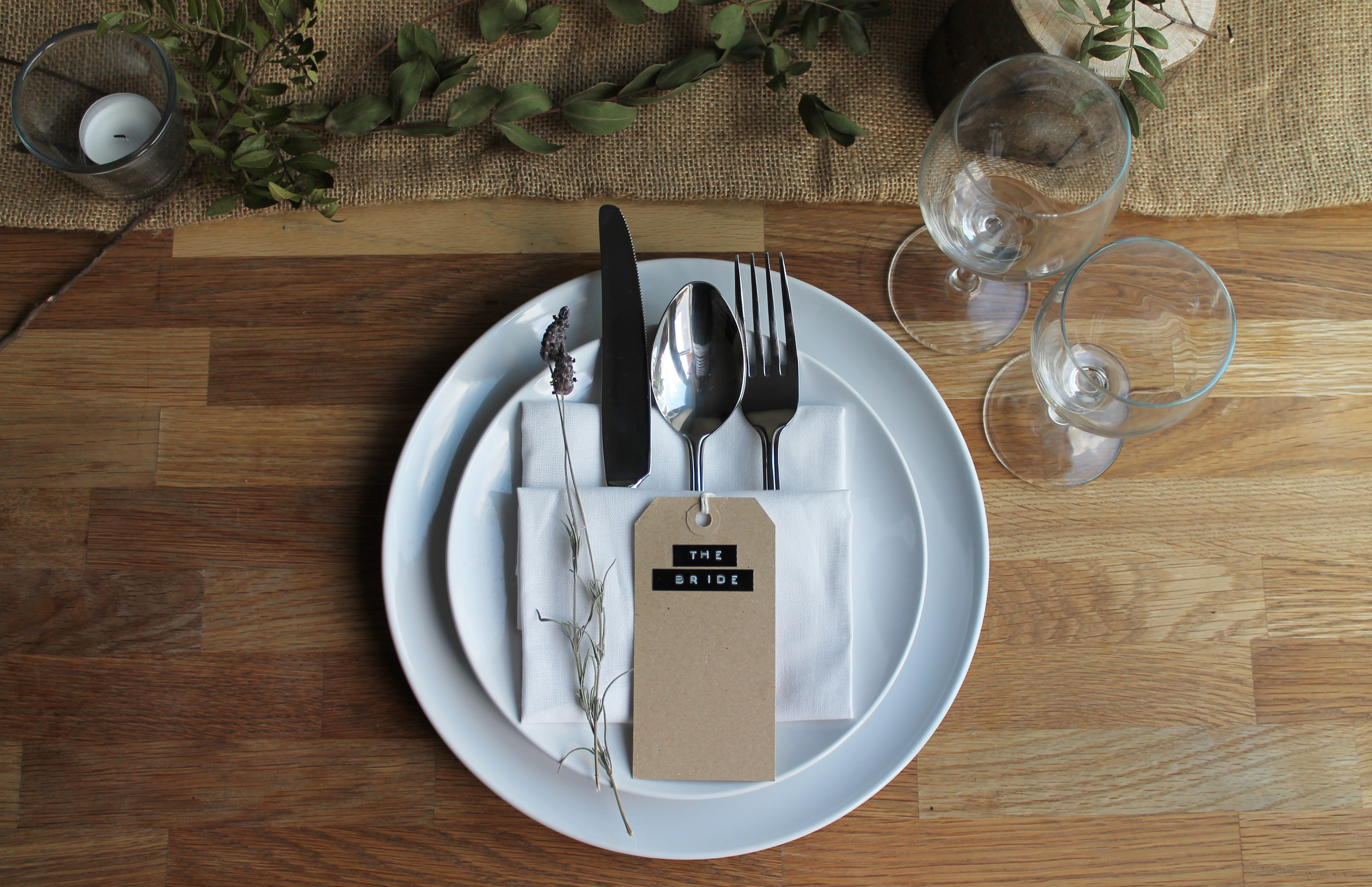 5 RUSTIC PLACE SETTING IDEAS. | the little lending company