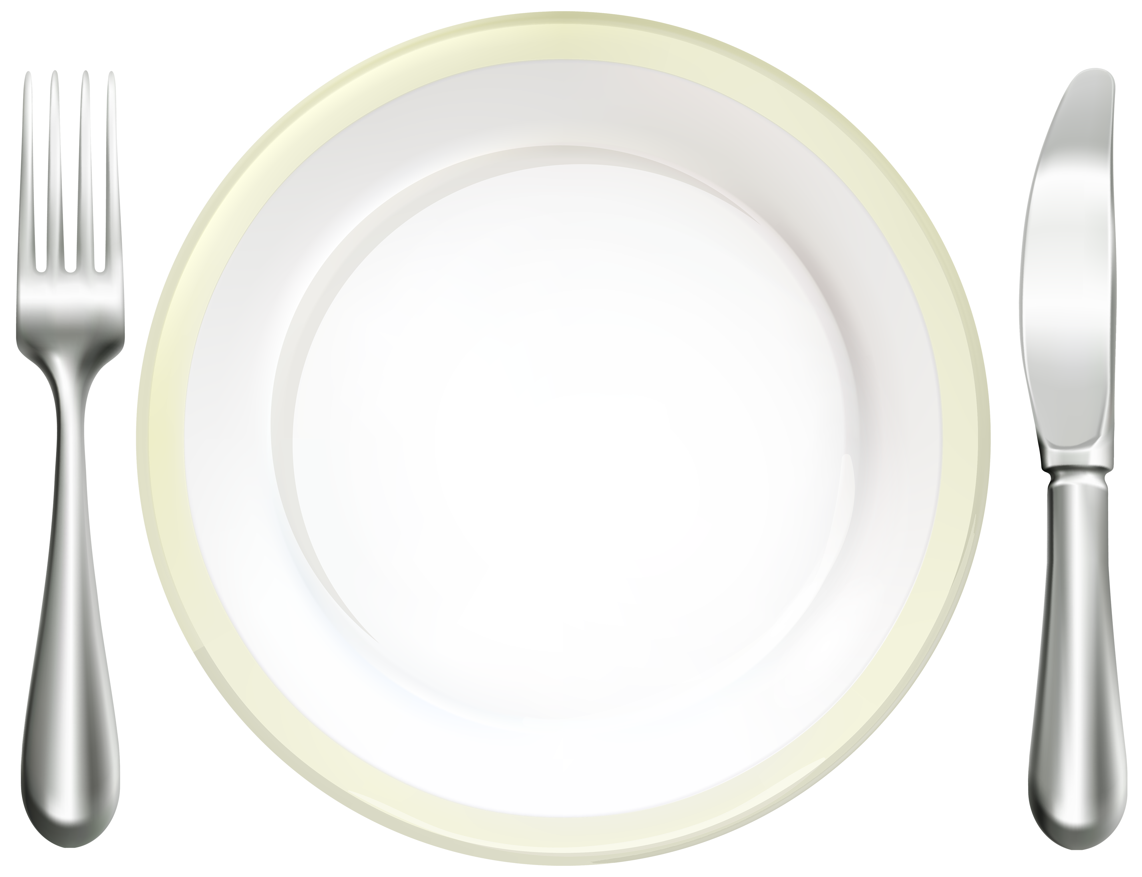 White Place Setting PNG Clipart - Best WEB Clipart