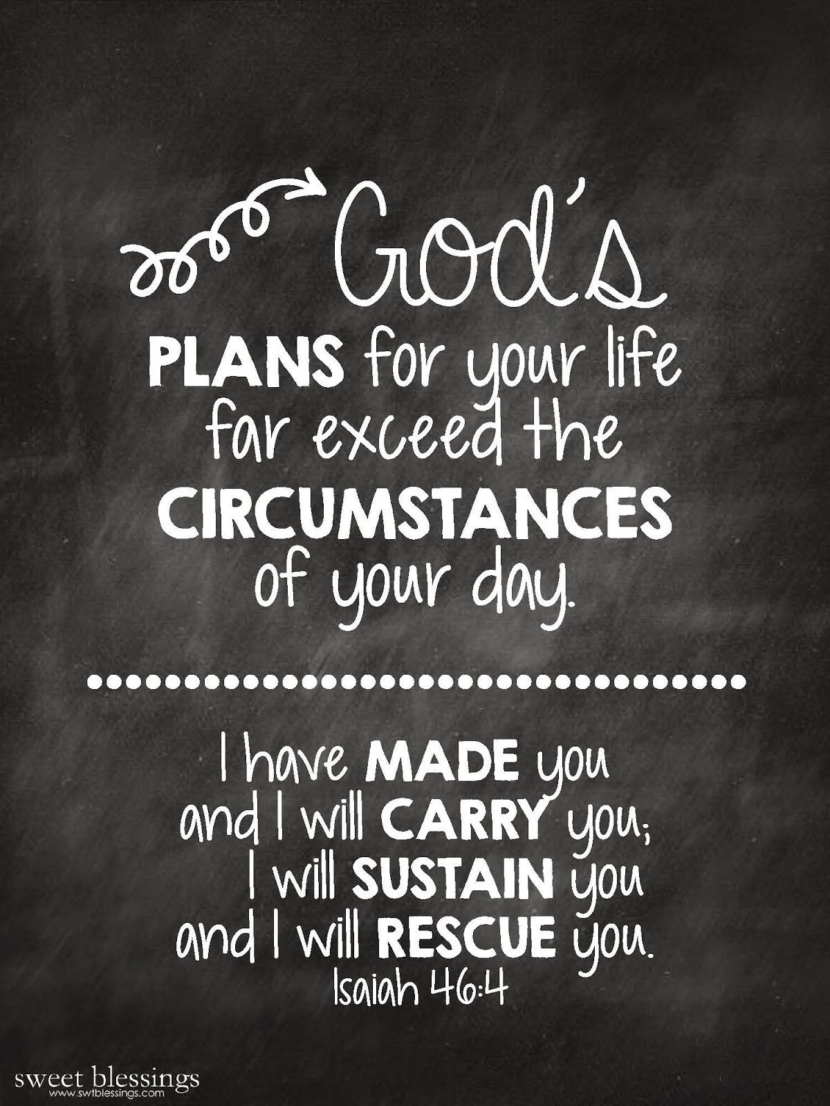 Sweet Blessings: God's Plans free printable | Faith | Pinterest ...