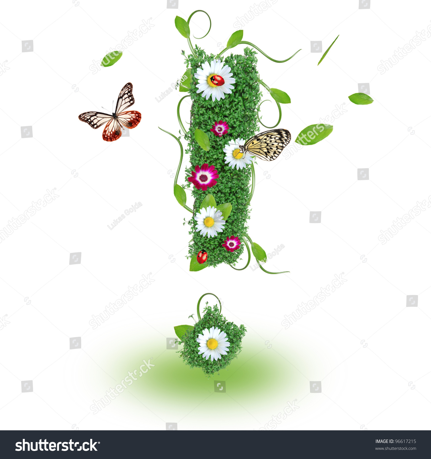 Beautiful Spring Exclamation Mark Stock Photo (Download Now ...