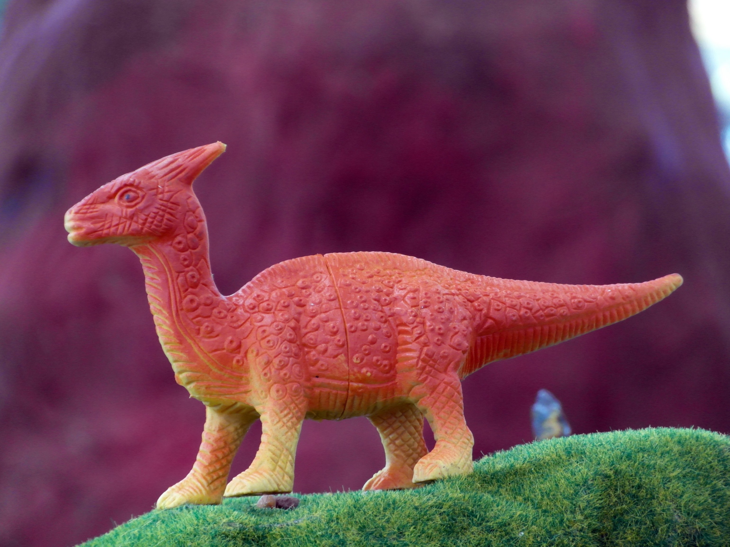 Plastic dinosaur toy photo