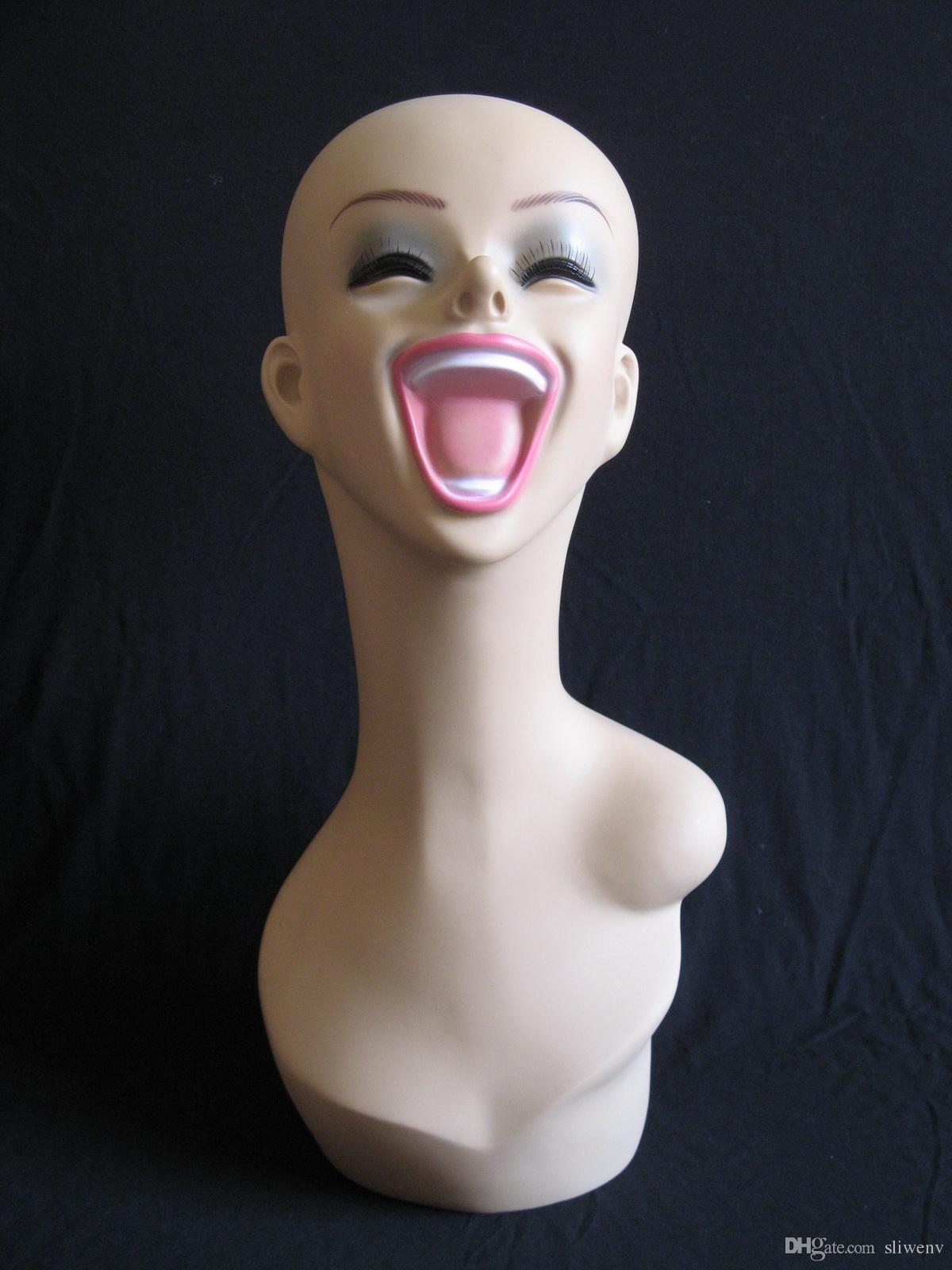 2018 High Quality Realistic Plastic Laughing Female Mannequin ...