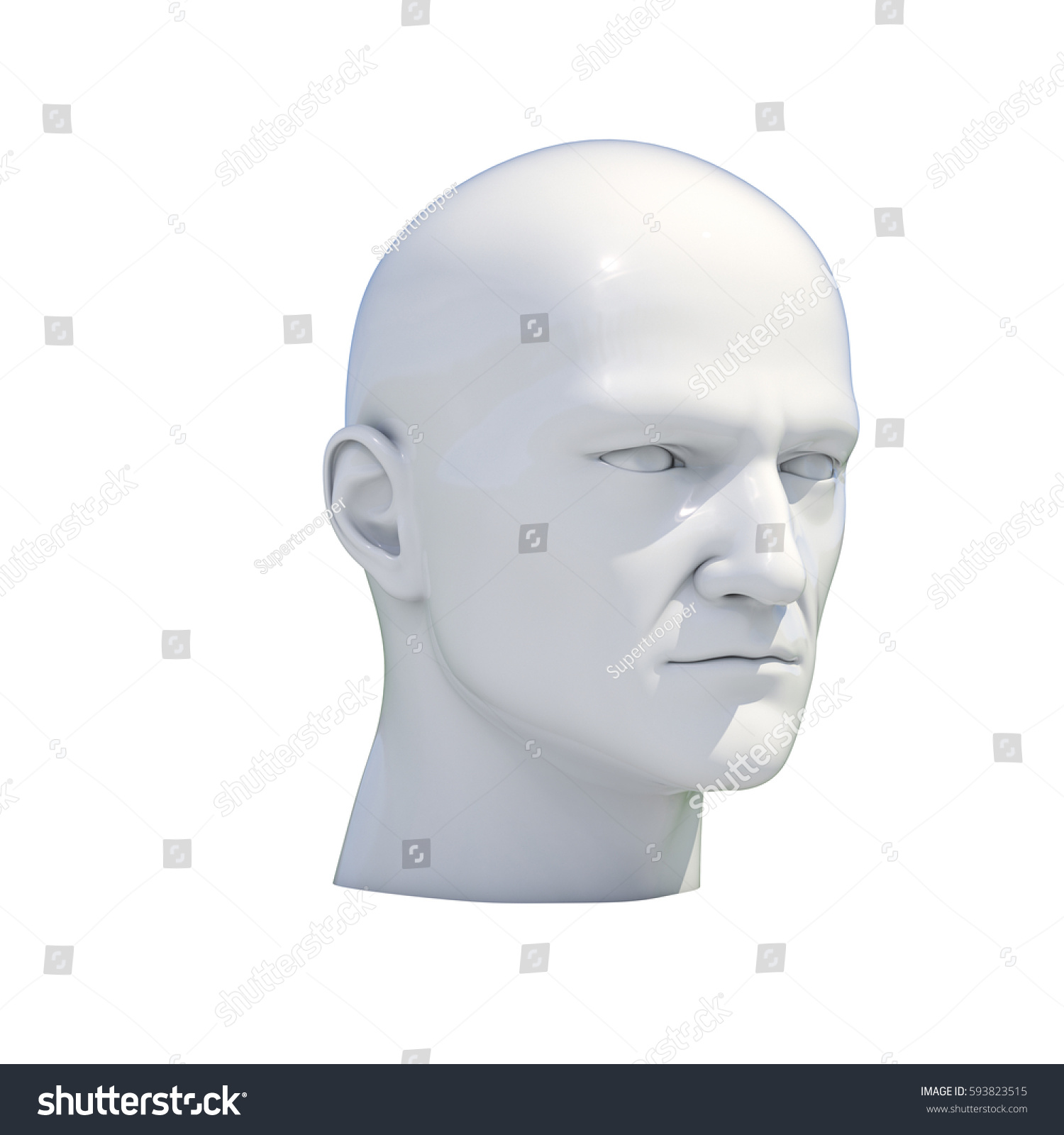 3d Render Plastic Man Mannequin Dummy Stock Illustration 593823515 ...