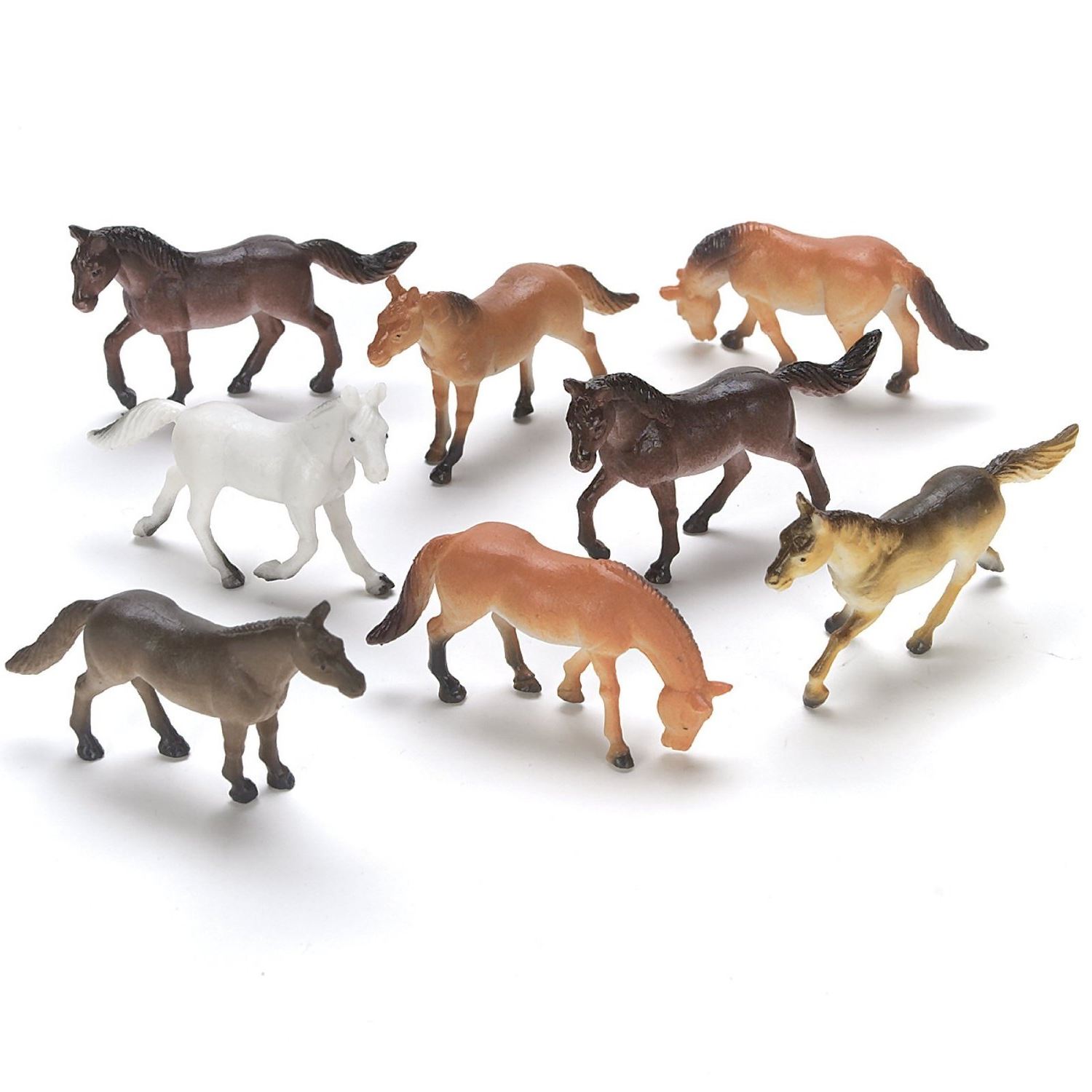 Party Destination Mini 8 Plastic Horses Sets - ToyGallery.NET