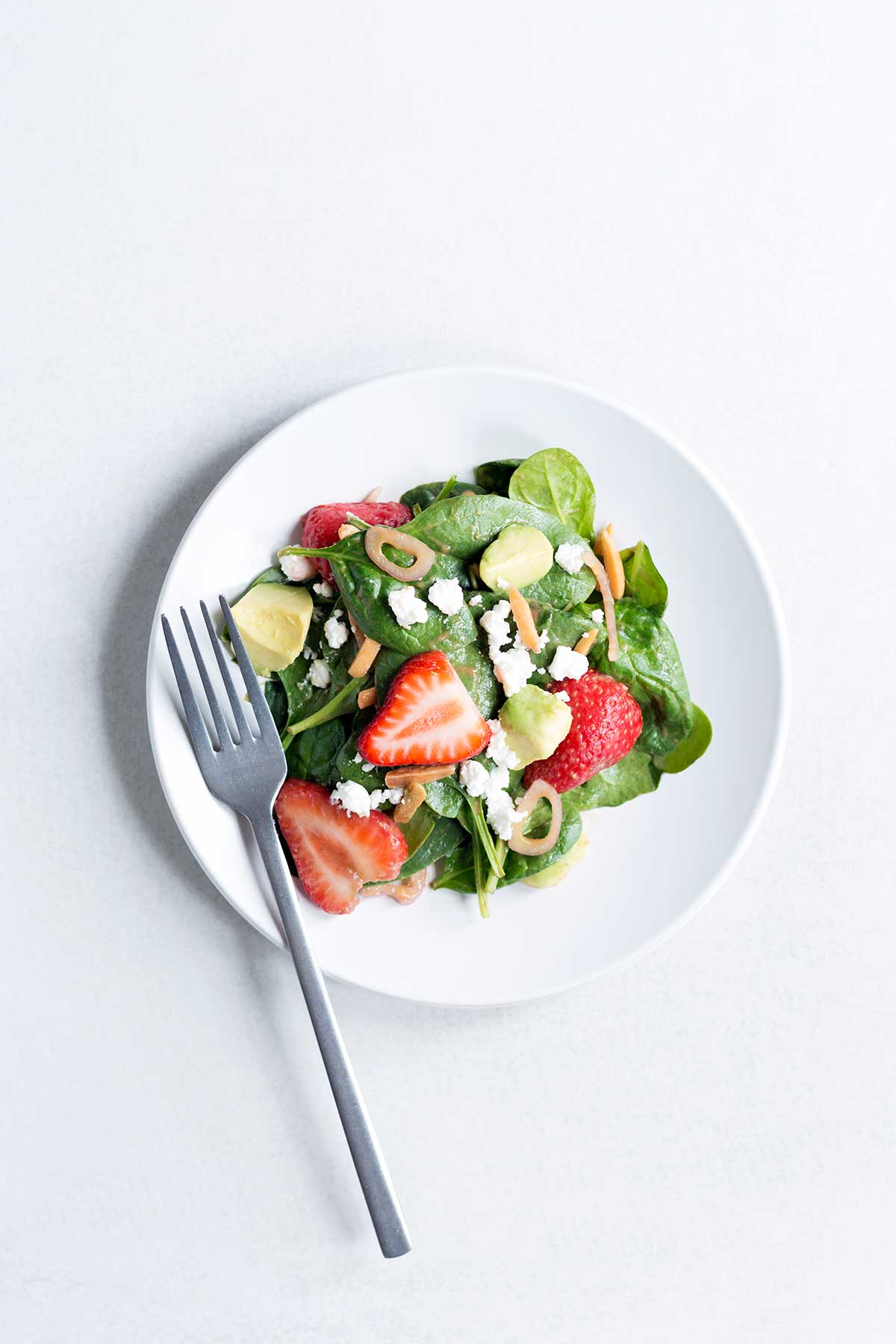 Strawberry Spinach Salad Recipe - Savory Simple