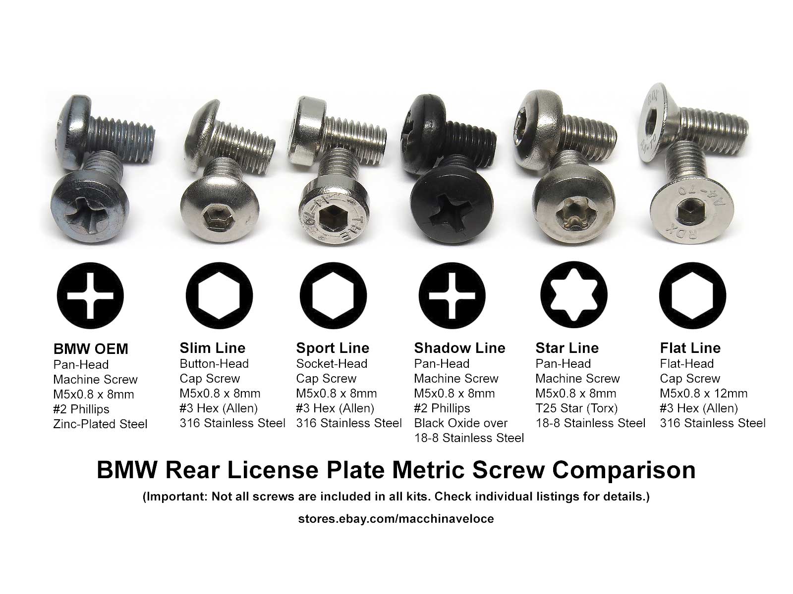 How to buy BMW license plate screws | E92 N55