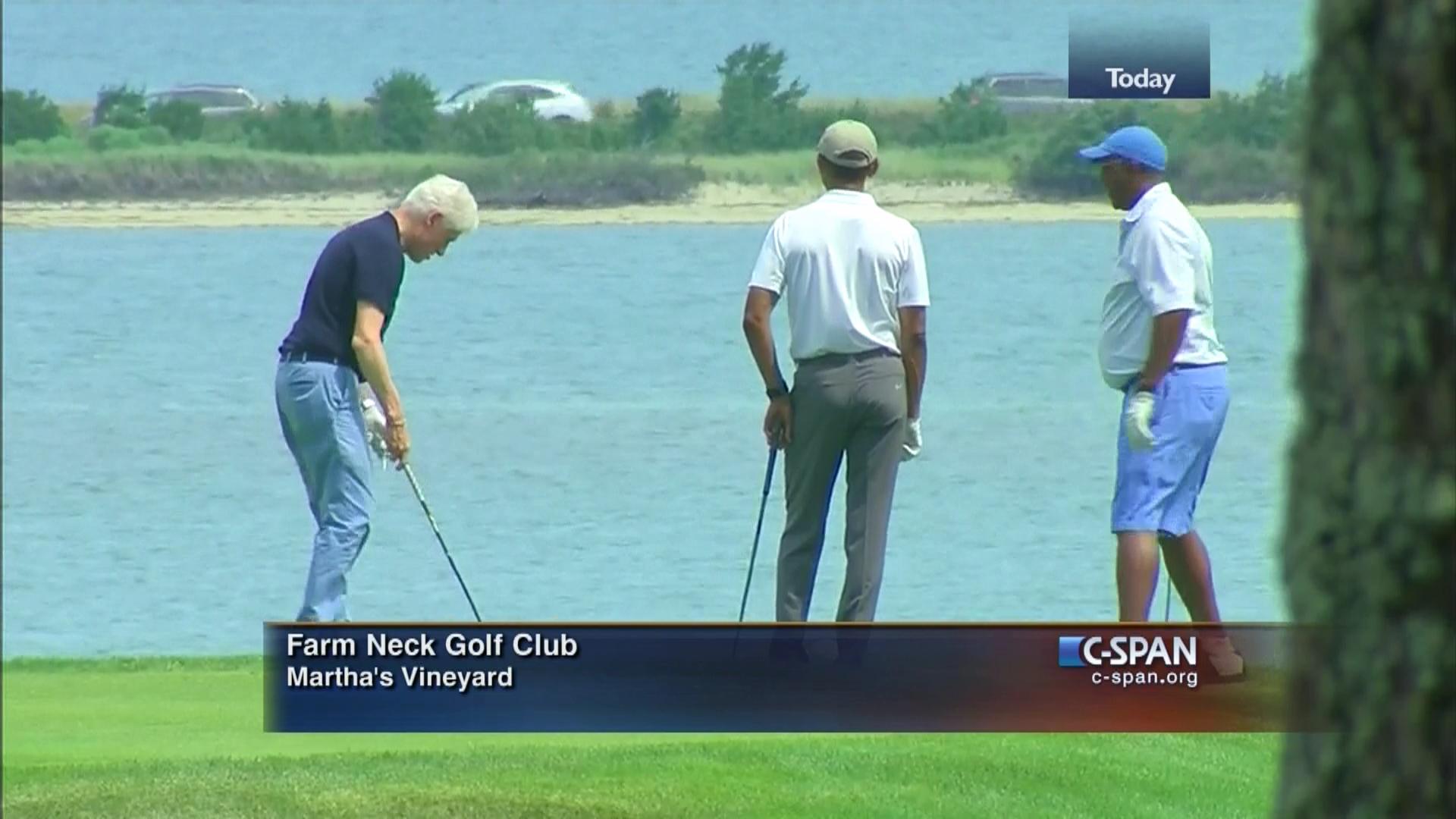 President Obama Playing Golf, Aug 14 2015 | Video | C-SPAN.org