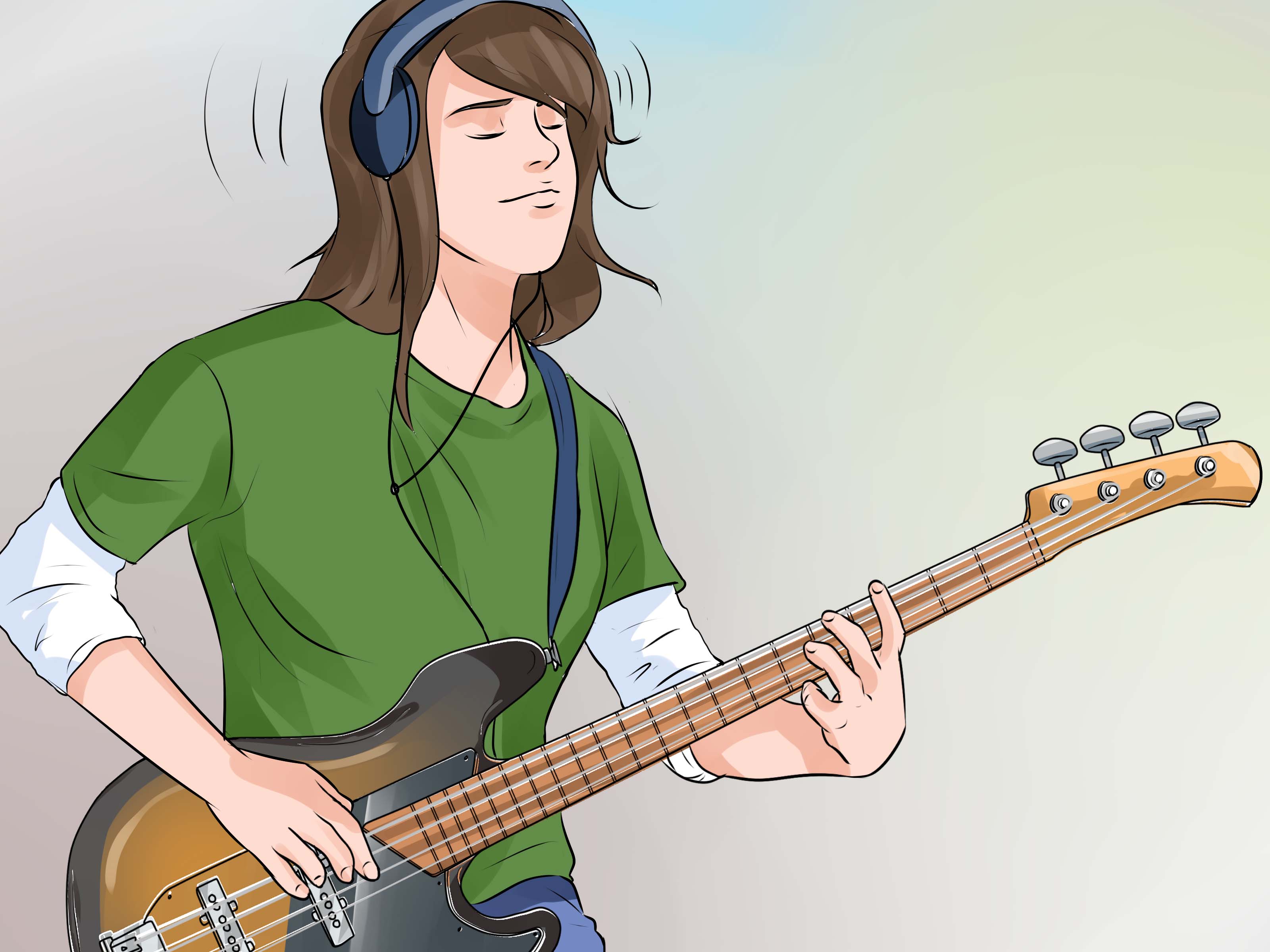 How to Teach Yourself to Play Bass Guitar (with Pictures)
