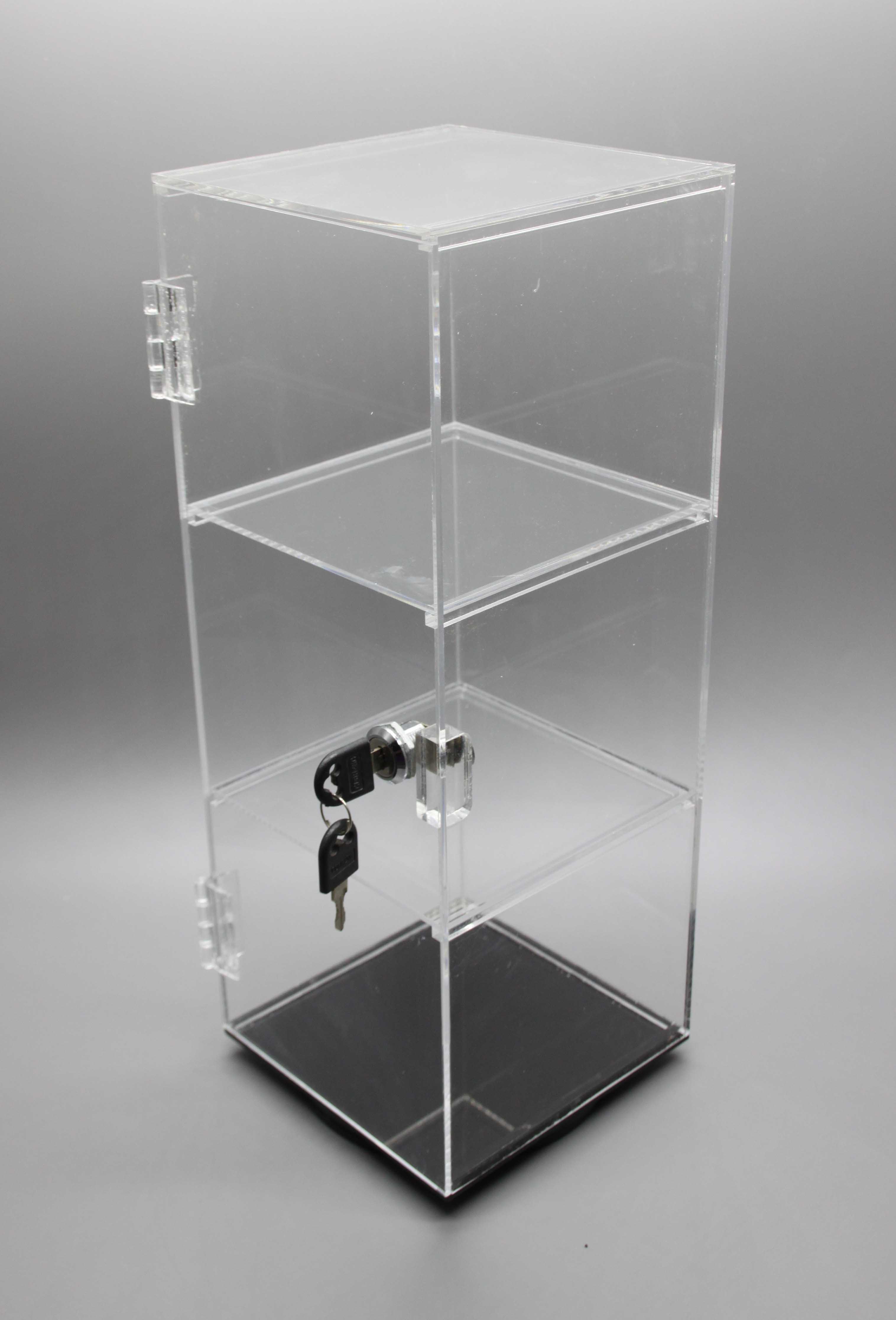 Clear Display Cabinet Acrylic Showcase Plexiglass Shelf Display ...