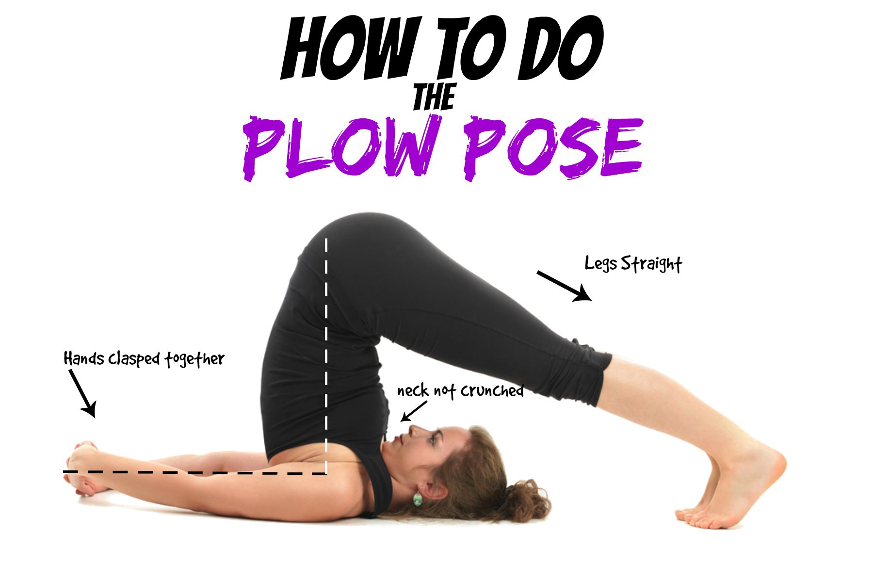 How to Do The Plow Pose | yoga | Pinterest | Pose, Yoga and Yoga school