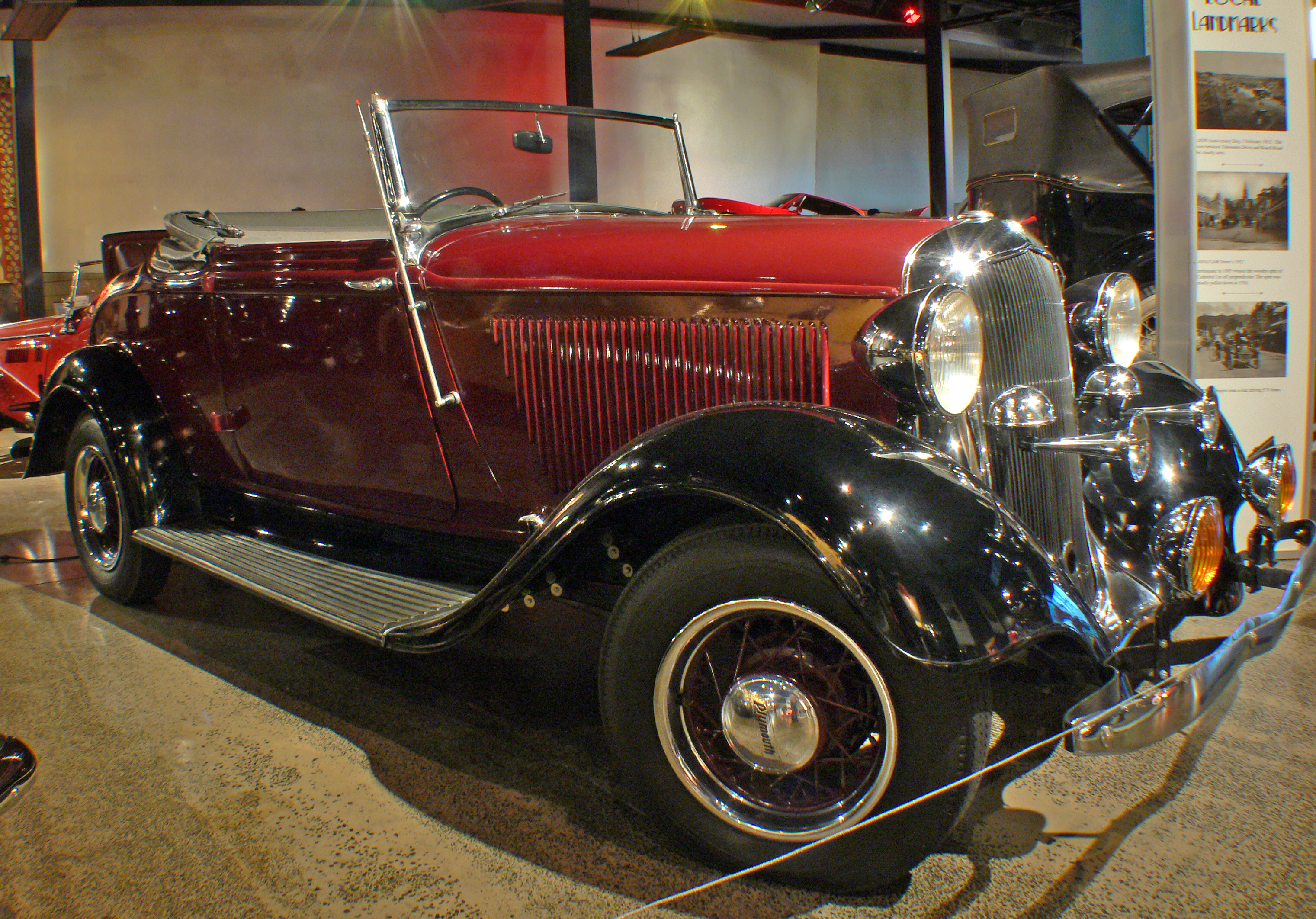 Plymouth coupe convertable. 1934. (1) photo