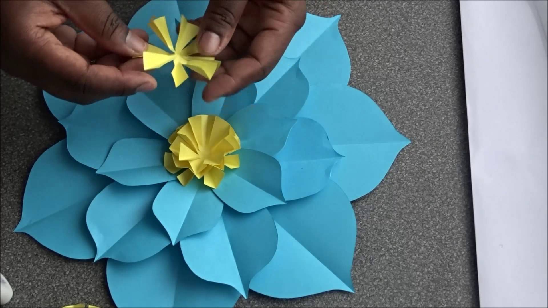 How To Make A pointy petals Flower - YouTube