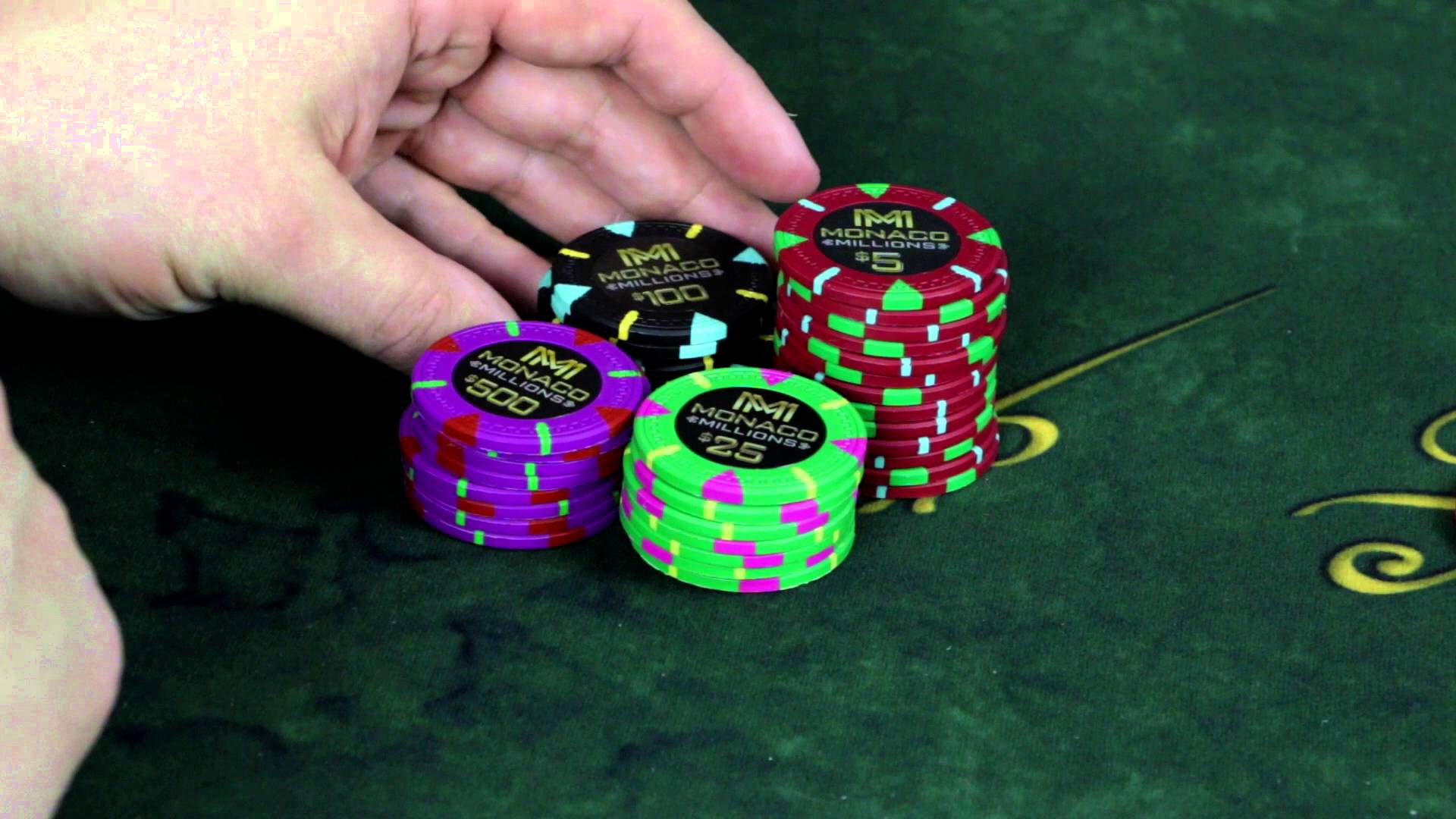 Monaco Million Poker Chips Set - Initial Impressions - YouTube