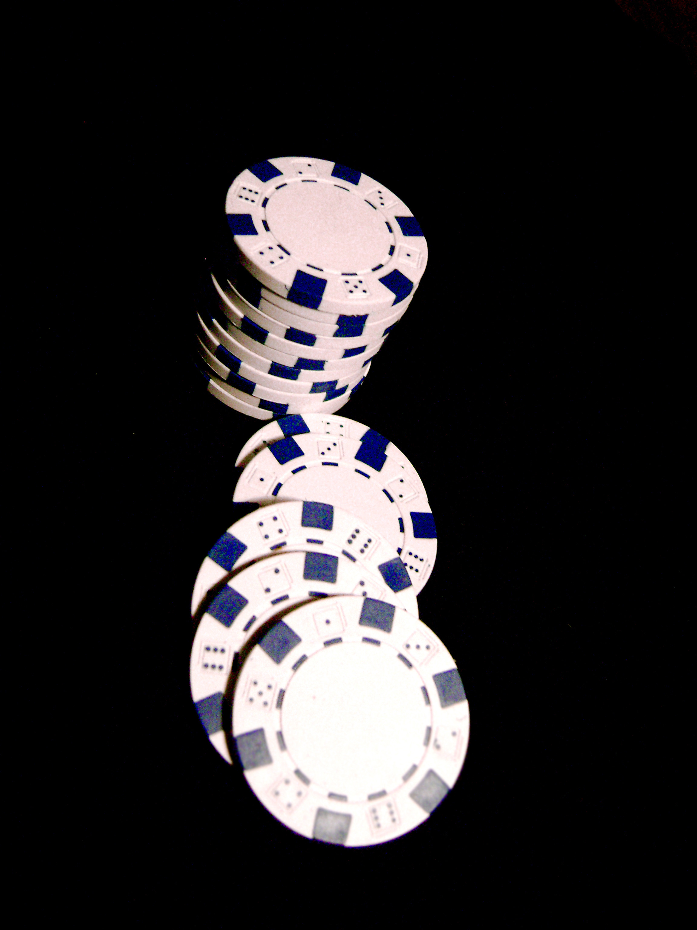Poker chips, Blue, Chips, Entertainment, Gambling, HQ Photo