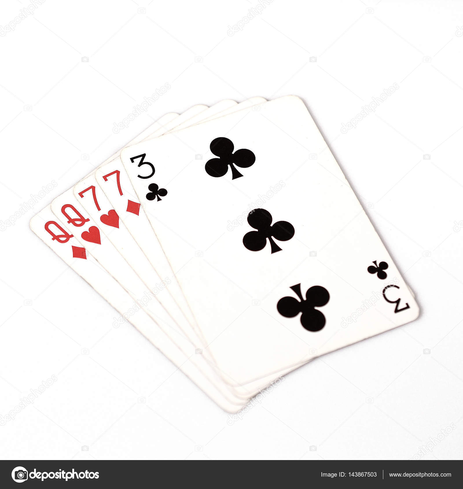 Poker hand ranking, symbol set Playing cards in casino: two pairs ...