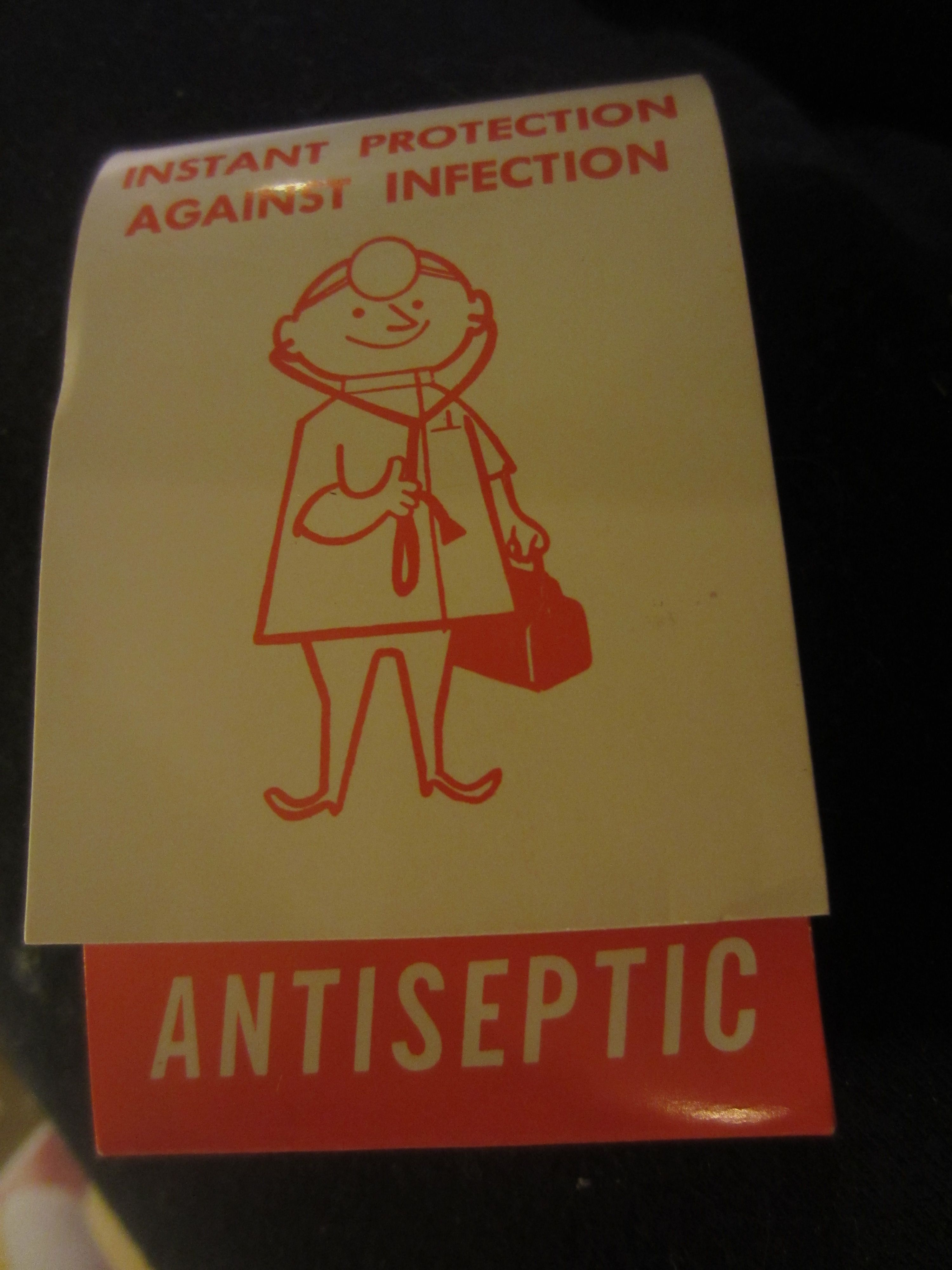 Vintage ANTSEPTIC INSTANT PROTECTION AGAINST INFECTION 6 1/2 Gram ...