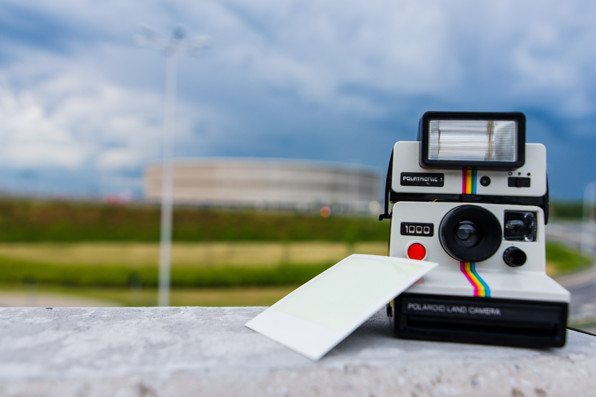 Polaroid land camera photo