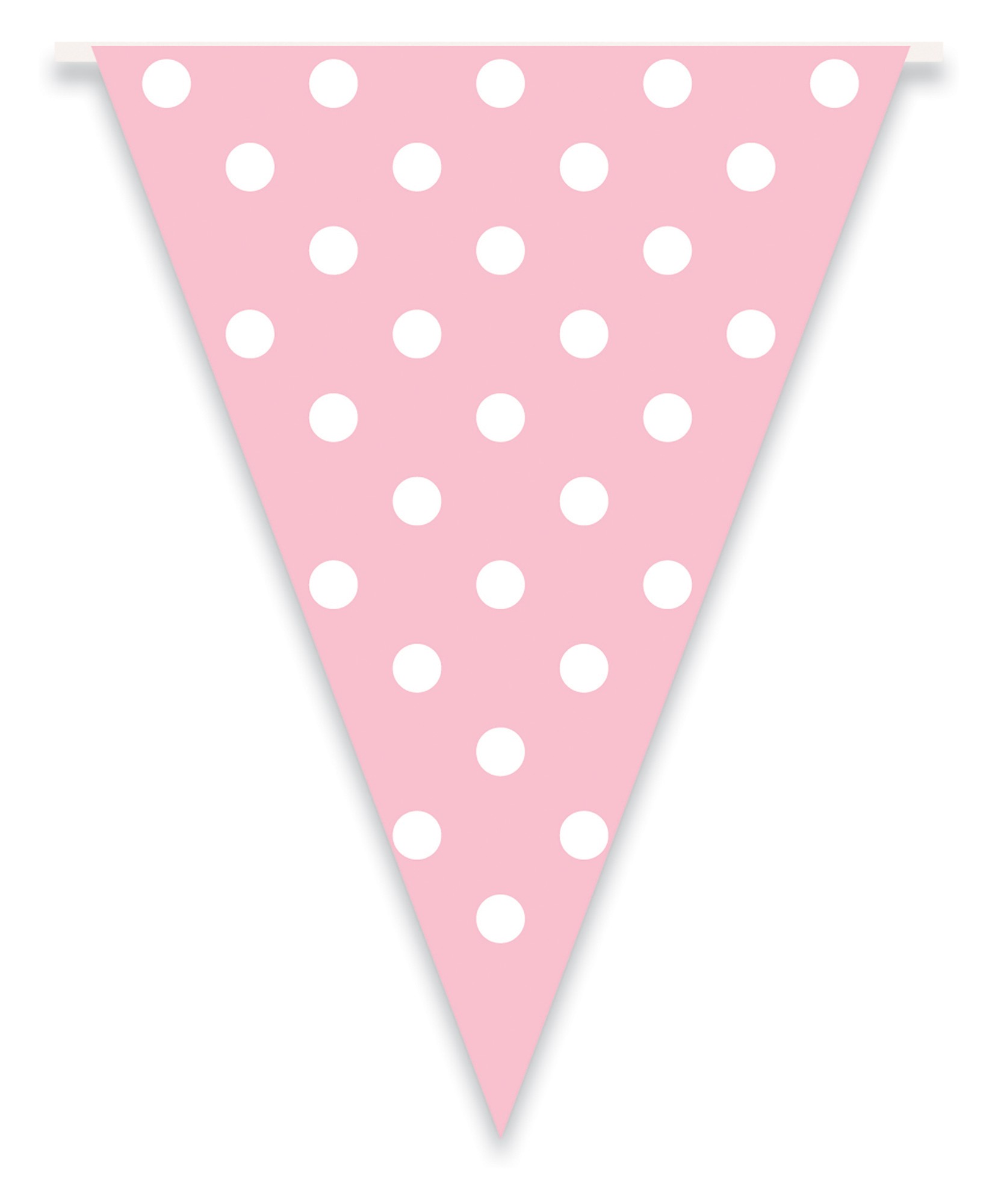 LolliZ Festive 12 ft. pink/polka dots pennant flag banners - Party ...