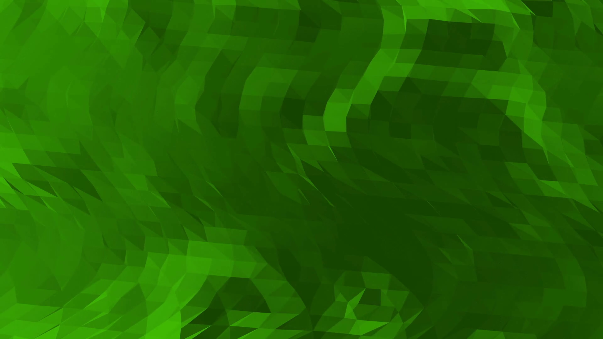 Green low poly background pulsating. Abstract low poly surface as ...