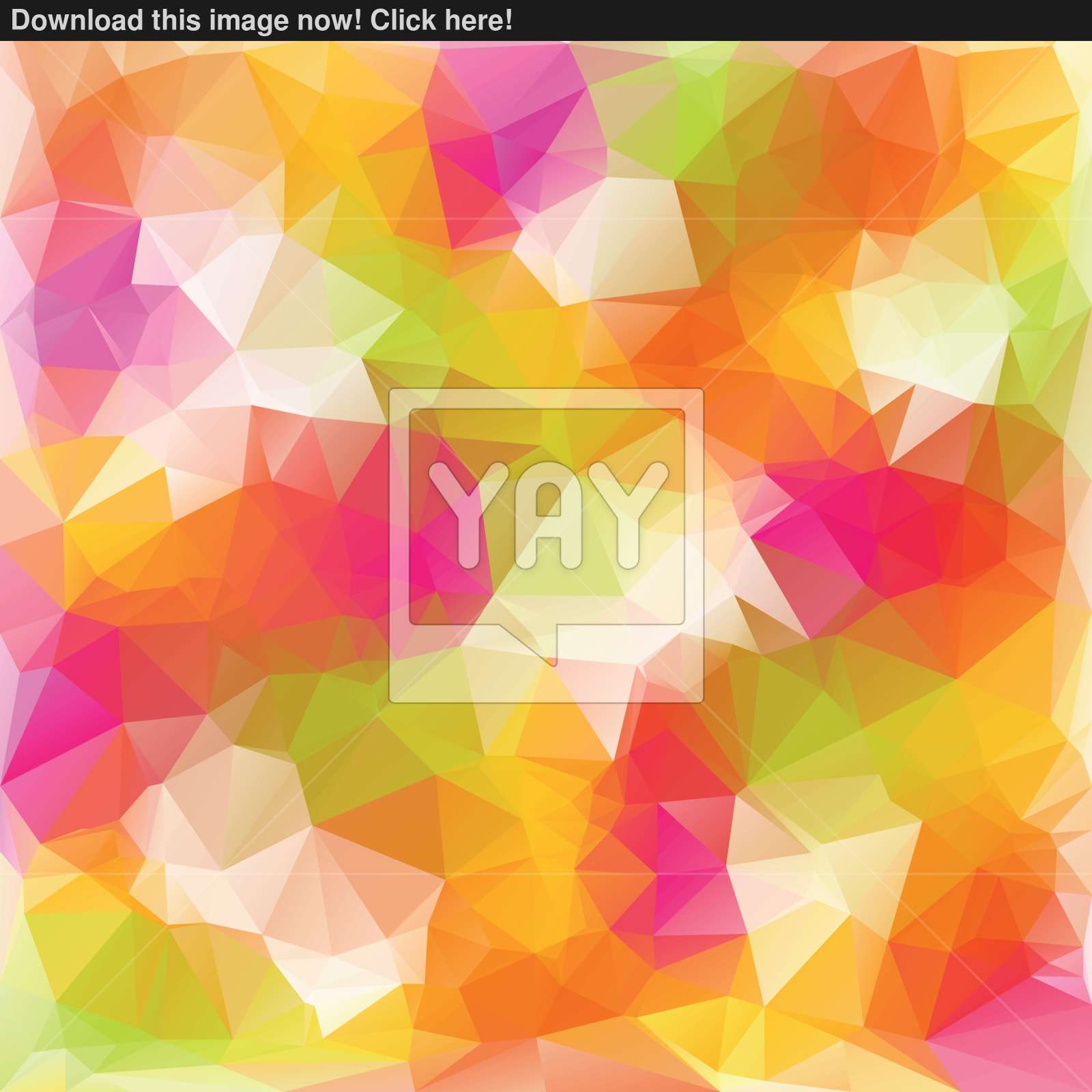 full color spring polygonal triangular pattern background vector ...