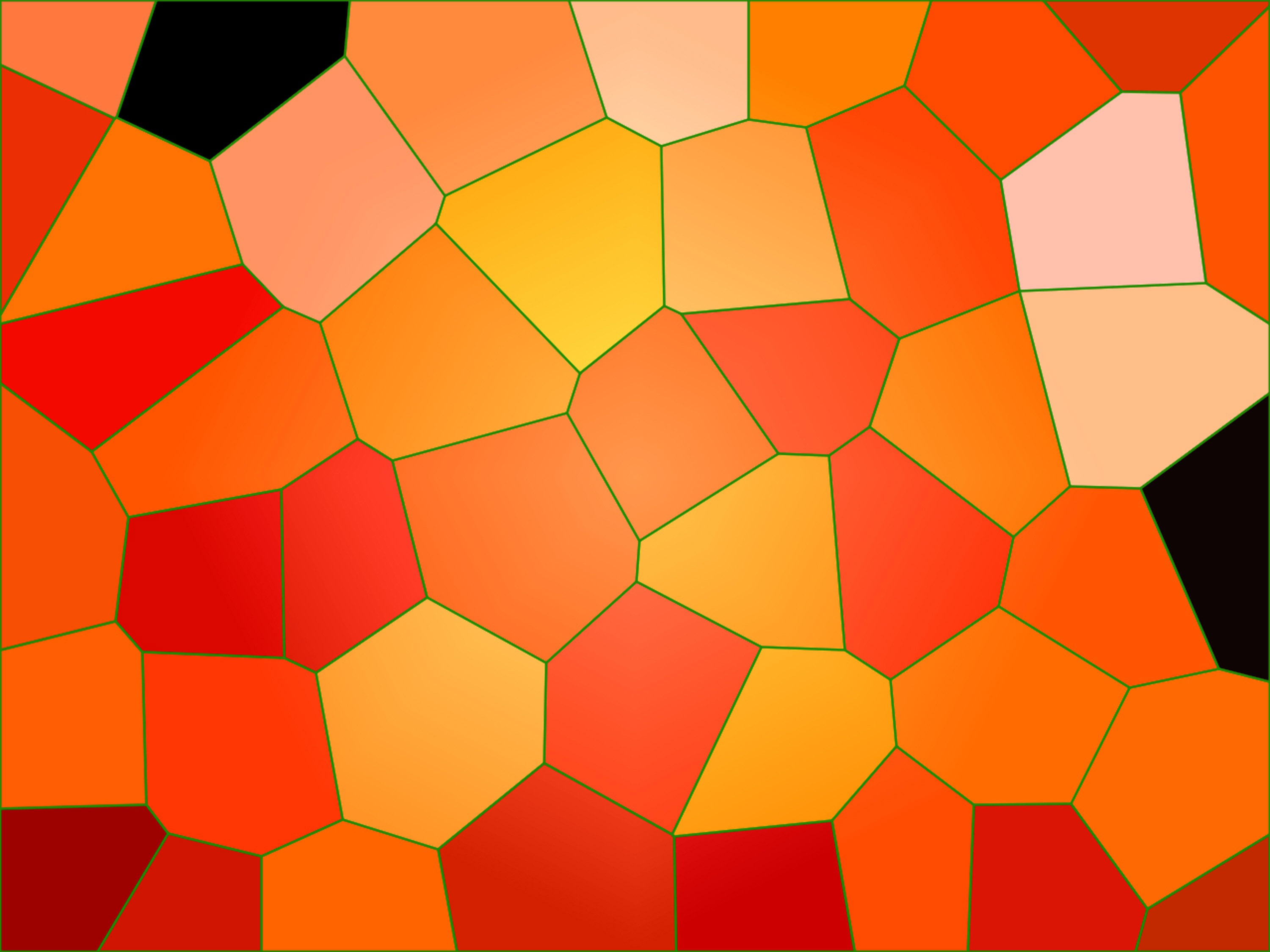 Background pattern of orange Mosaic image - Free stock photo ...