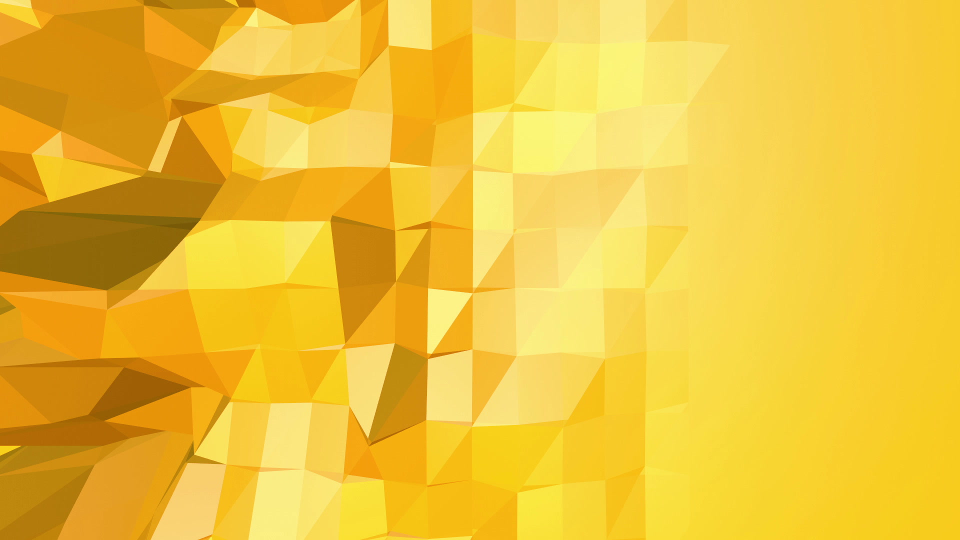Video: Yellow low poly background pulsating. Abstract low poly ...