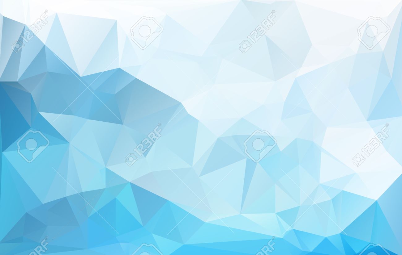 Blue White Polygonal Mosaic Background, Vector Illustration ...