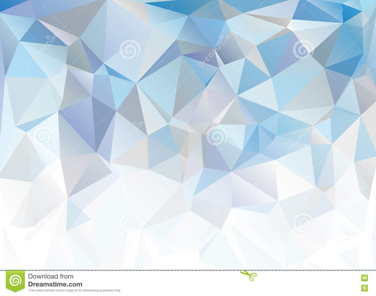 Blue White Polygonal Mosaic Background. Abstract Blue Background ...