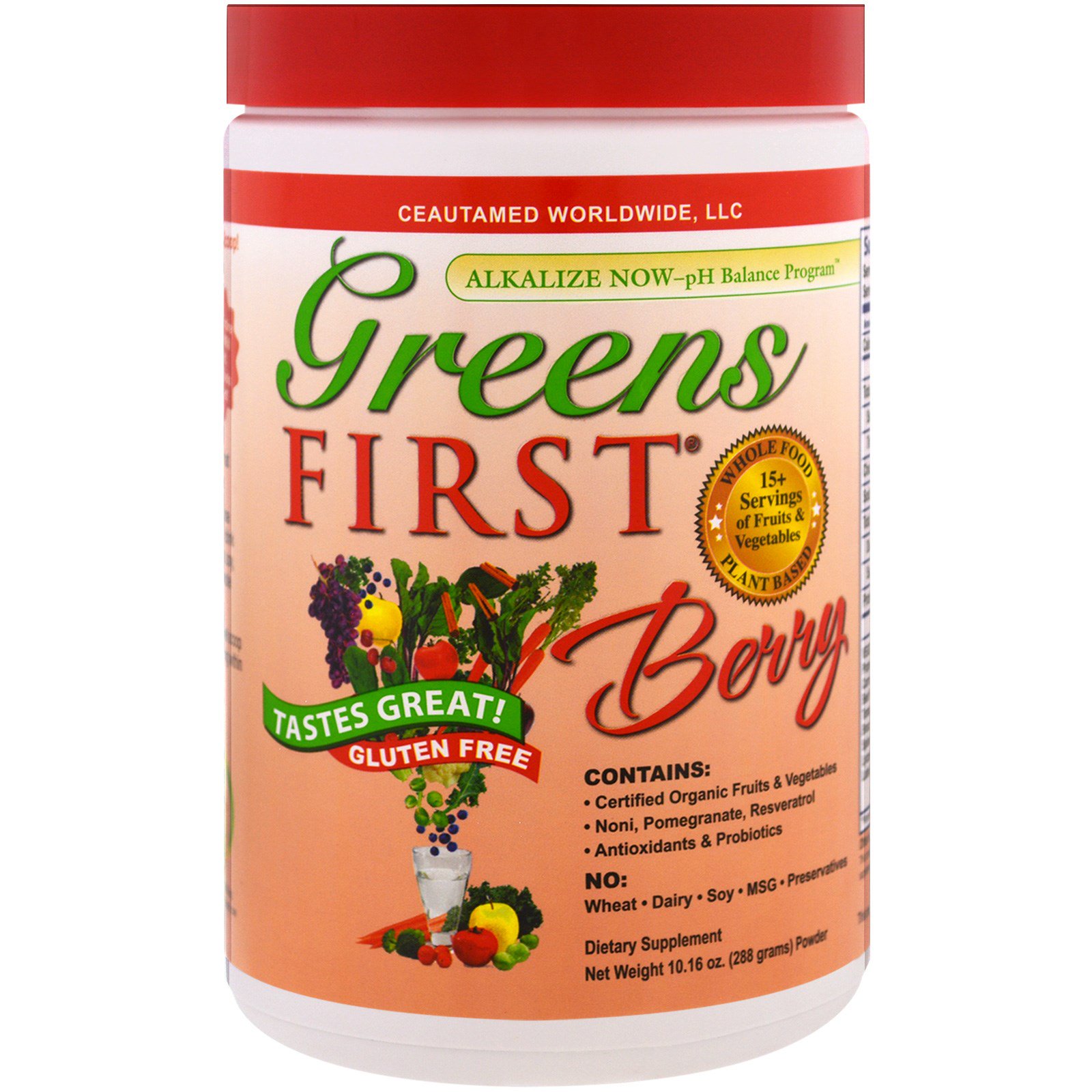 Greens First, Superfood Antioxidant Shake, Berry , 10.16 oz (288 g ...