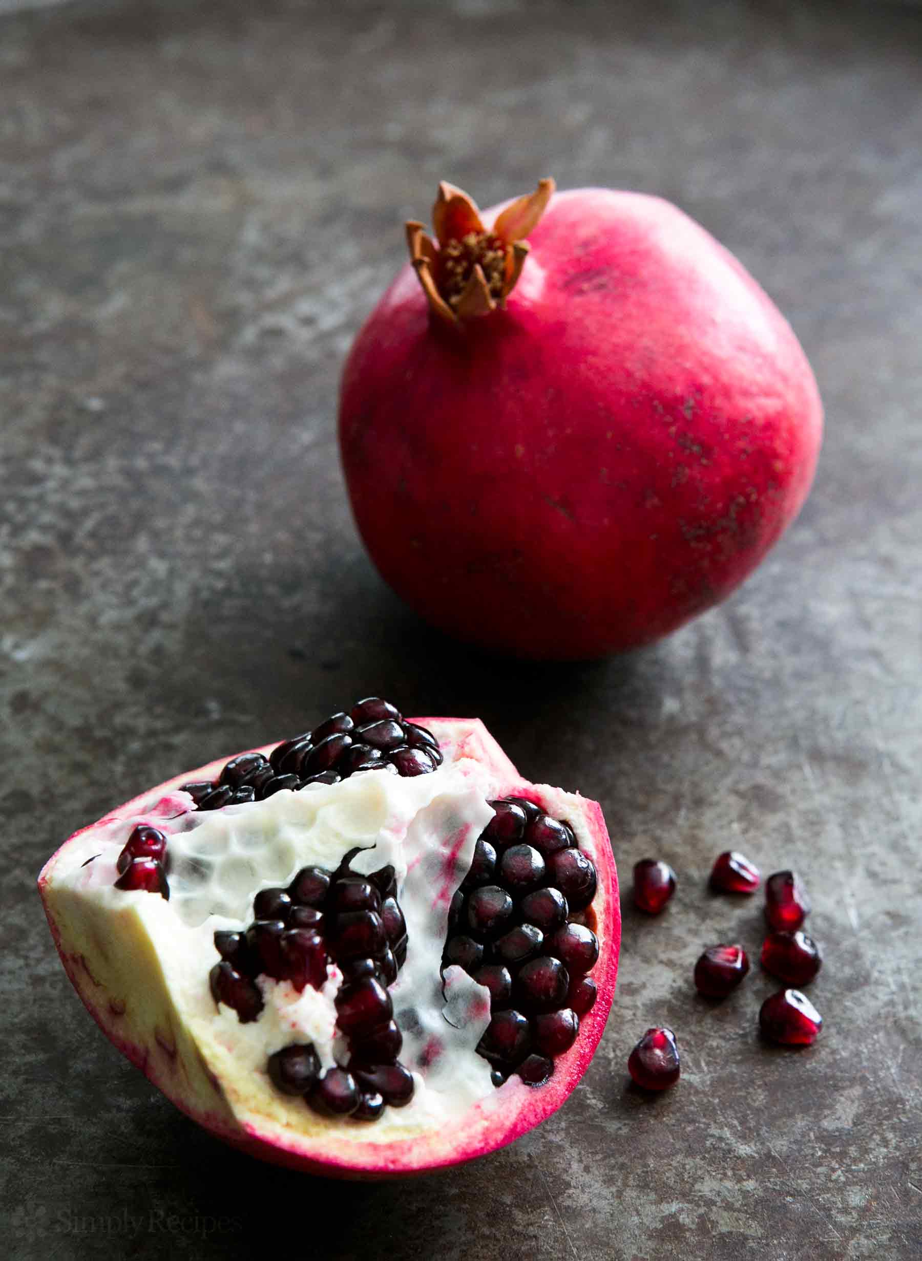 How to Cut and De-Seed a Pomegranate | SimplyRecipes.com