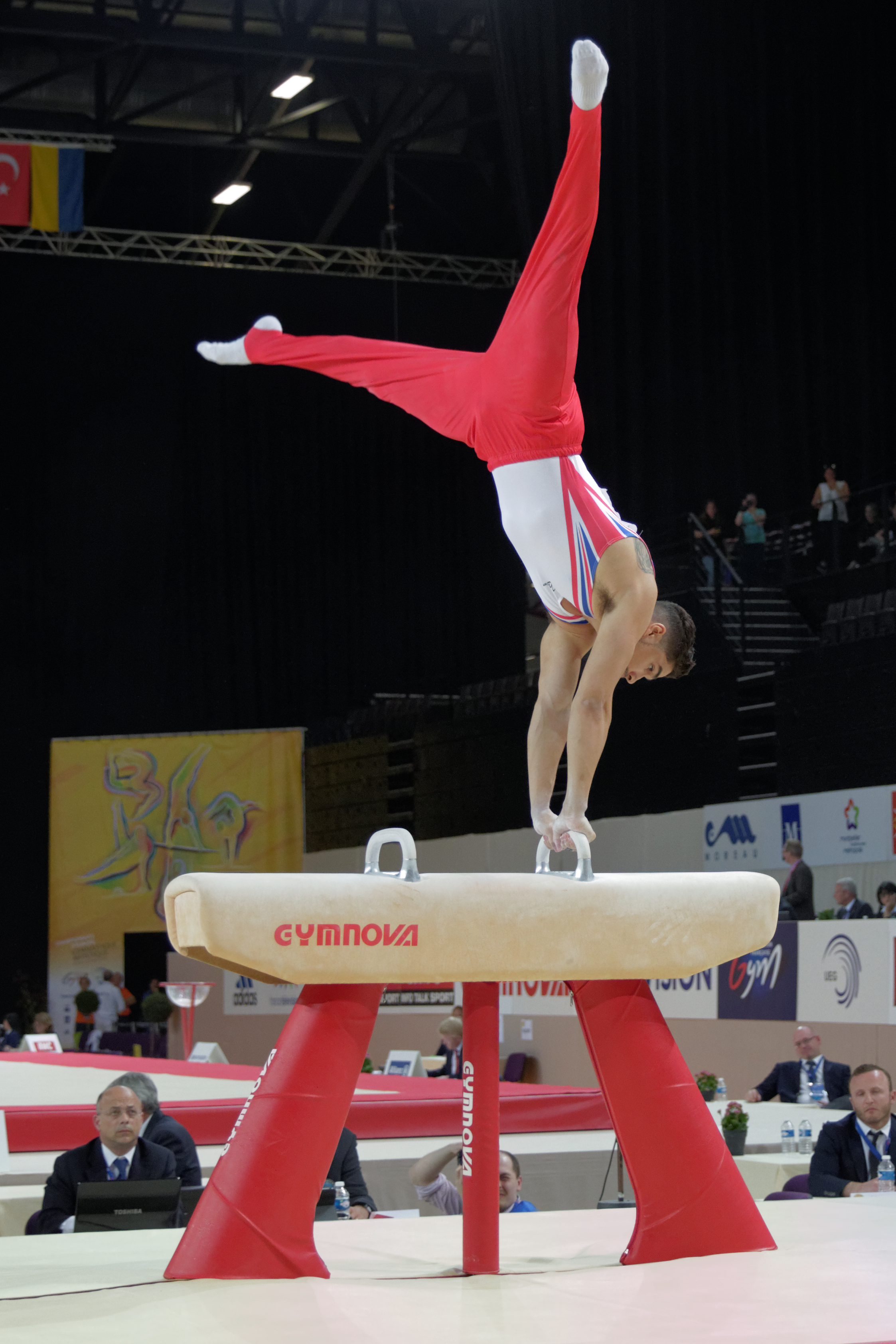 File:2015 European Artistic Gymnastics Championships - Pommel horse ...