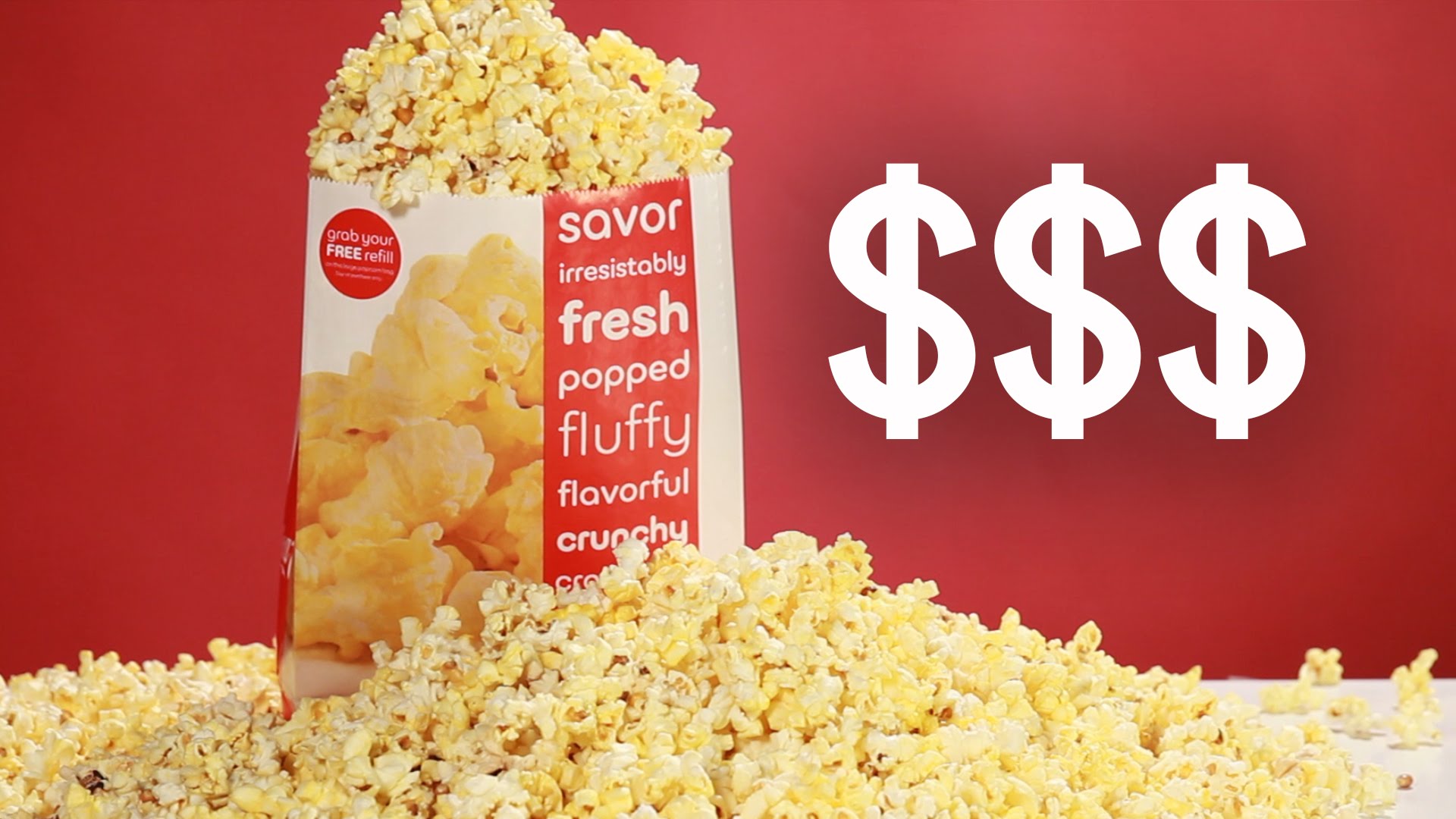 Proof That Movie Theater Popcorn Is A Rip-Off - YouTube