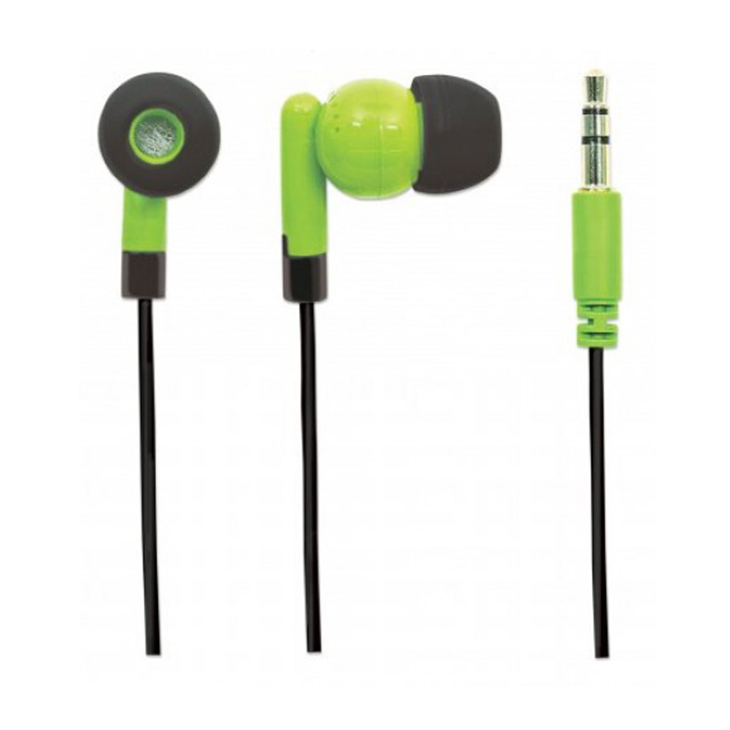 Manhattan Sound POP In-Ear Headphone Black / Green (178839 ...