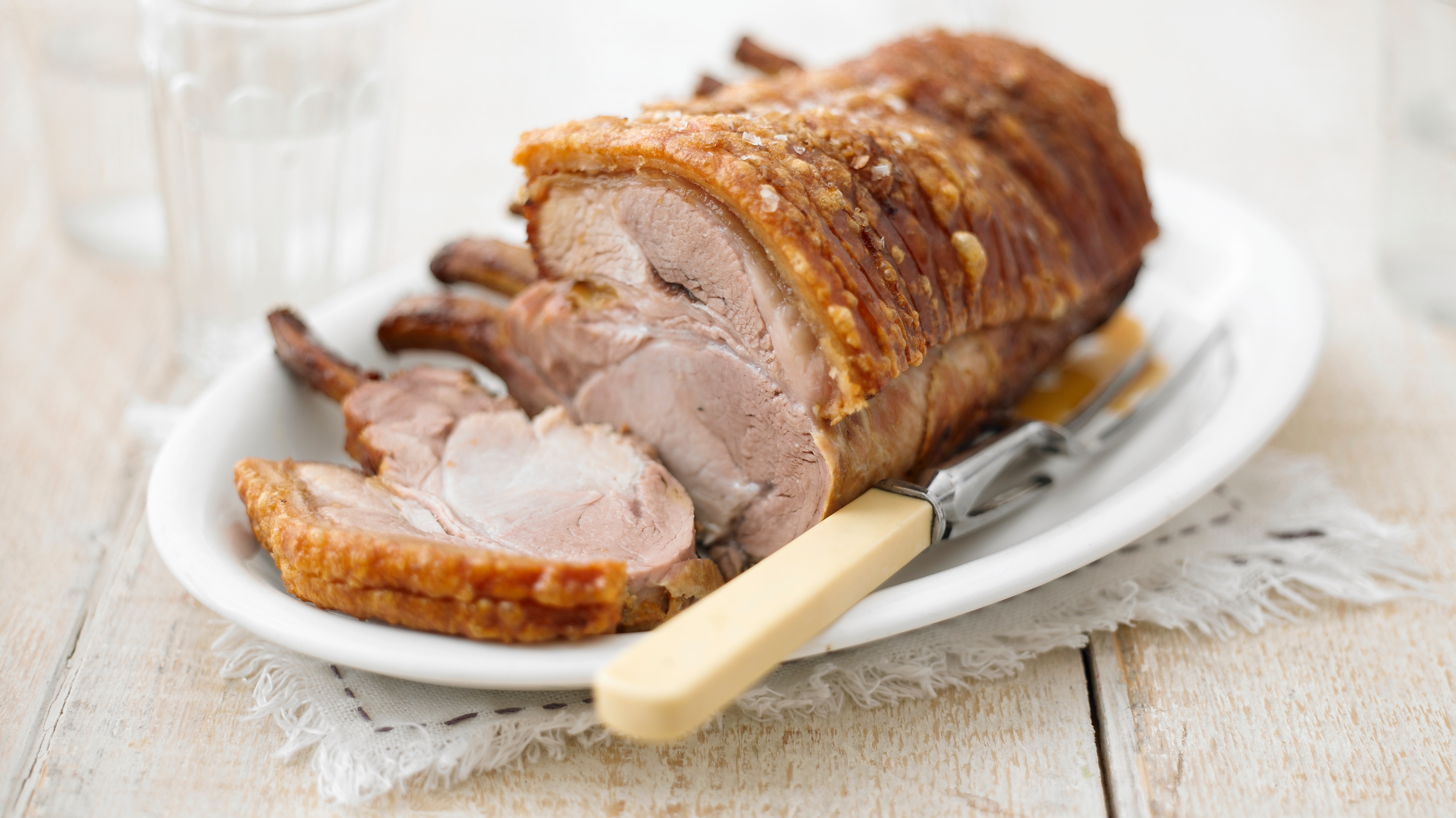 Roast pork with crackling recipe - BBC Food