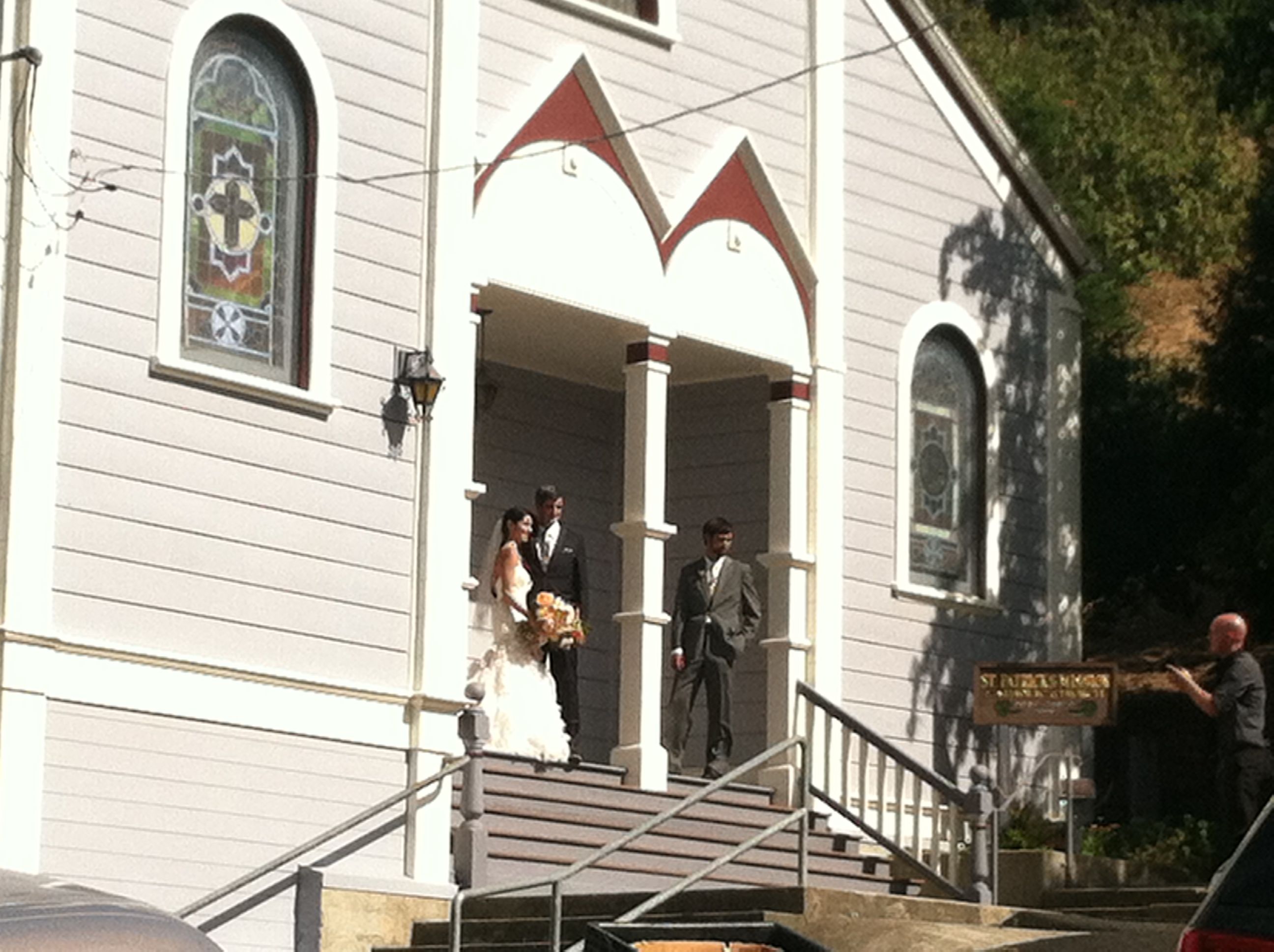 Wedding at St. Patricks Mission Church, Port Costa | Music by Daphna