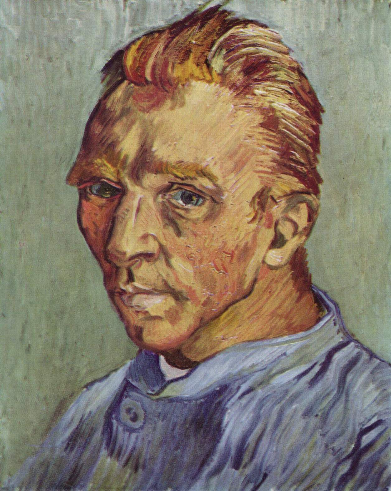 Self-Portrait without Beard by Vincent Van Gogh - ArtPaintingArtist