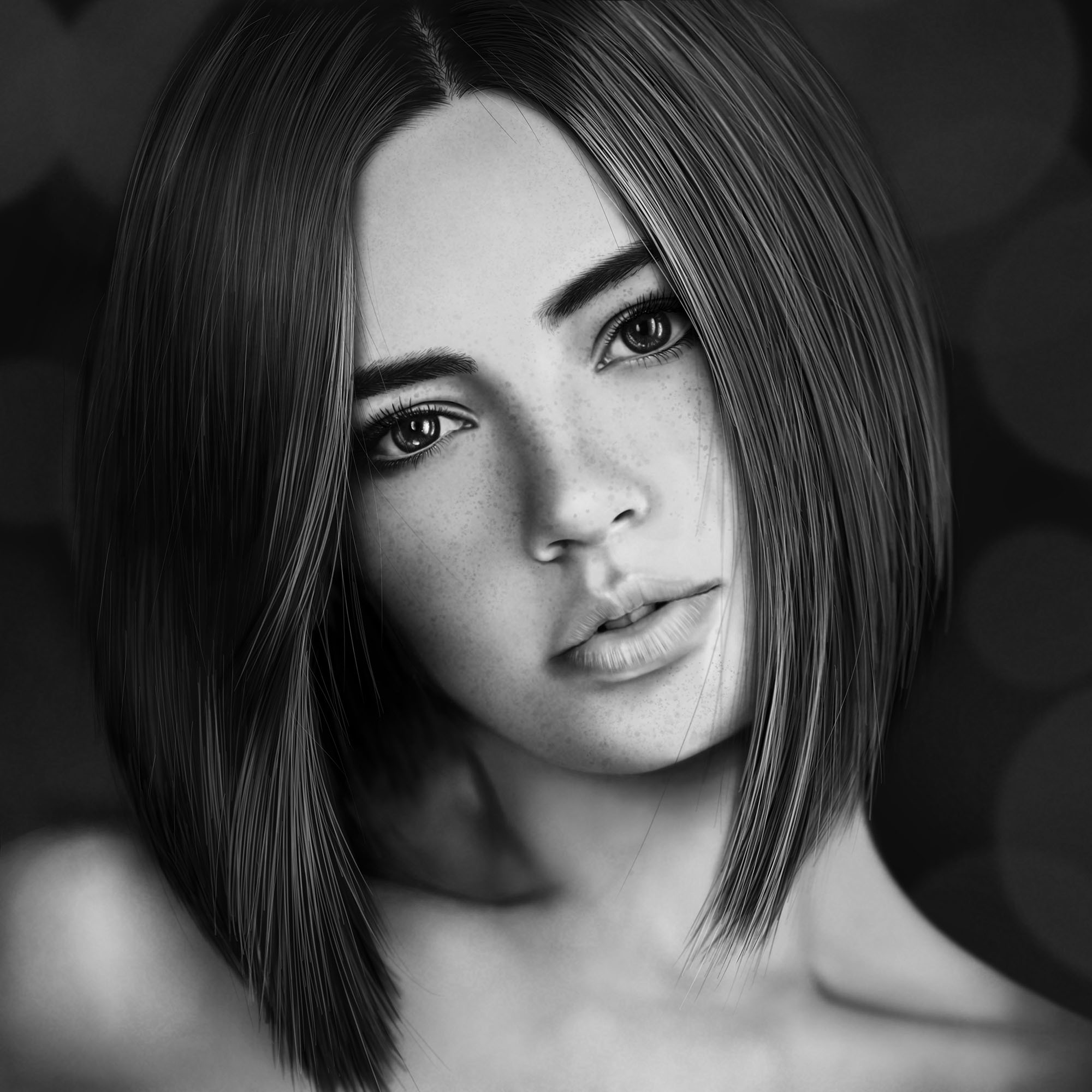 Woman Portrait drawing by JoeDieBestie on DeviantArt