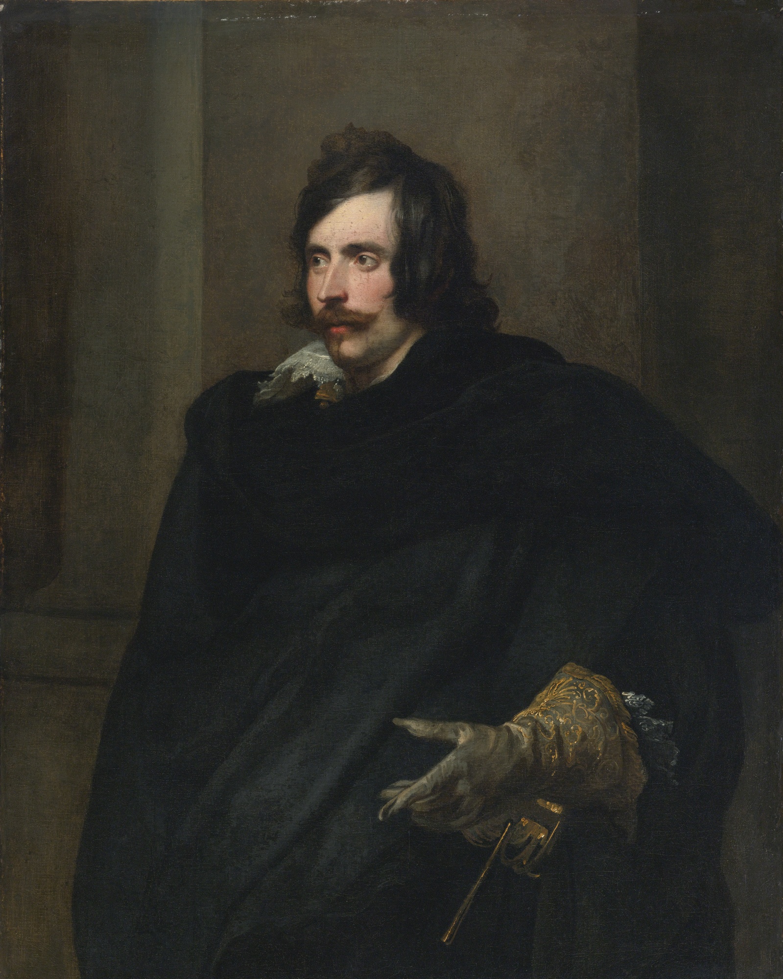 Anthony van Dyck - Portrait of a Man with a Gloved Hand, 1540 ...