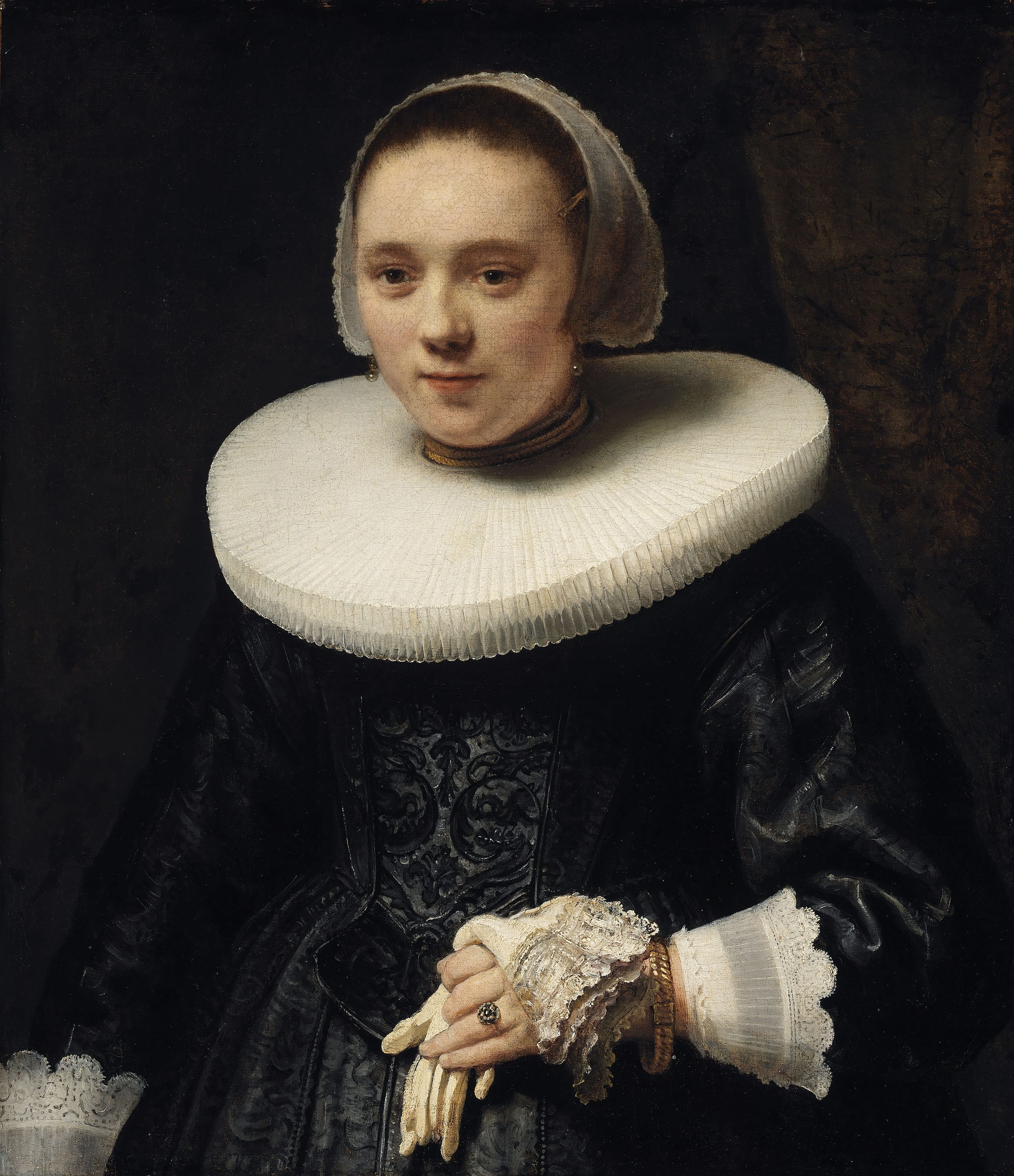 File:Rembrandt - Portrait of a Woman with Gloves - NGI.808.jpg ...