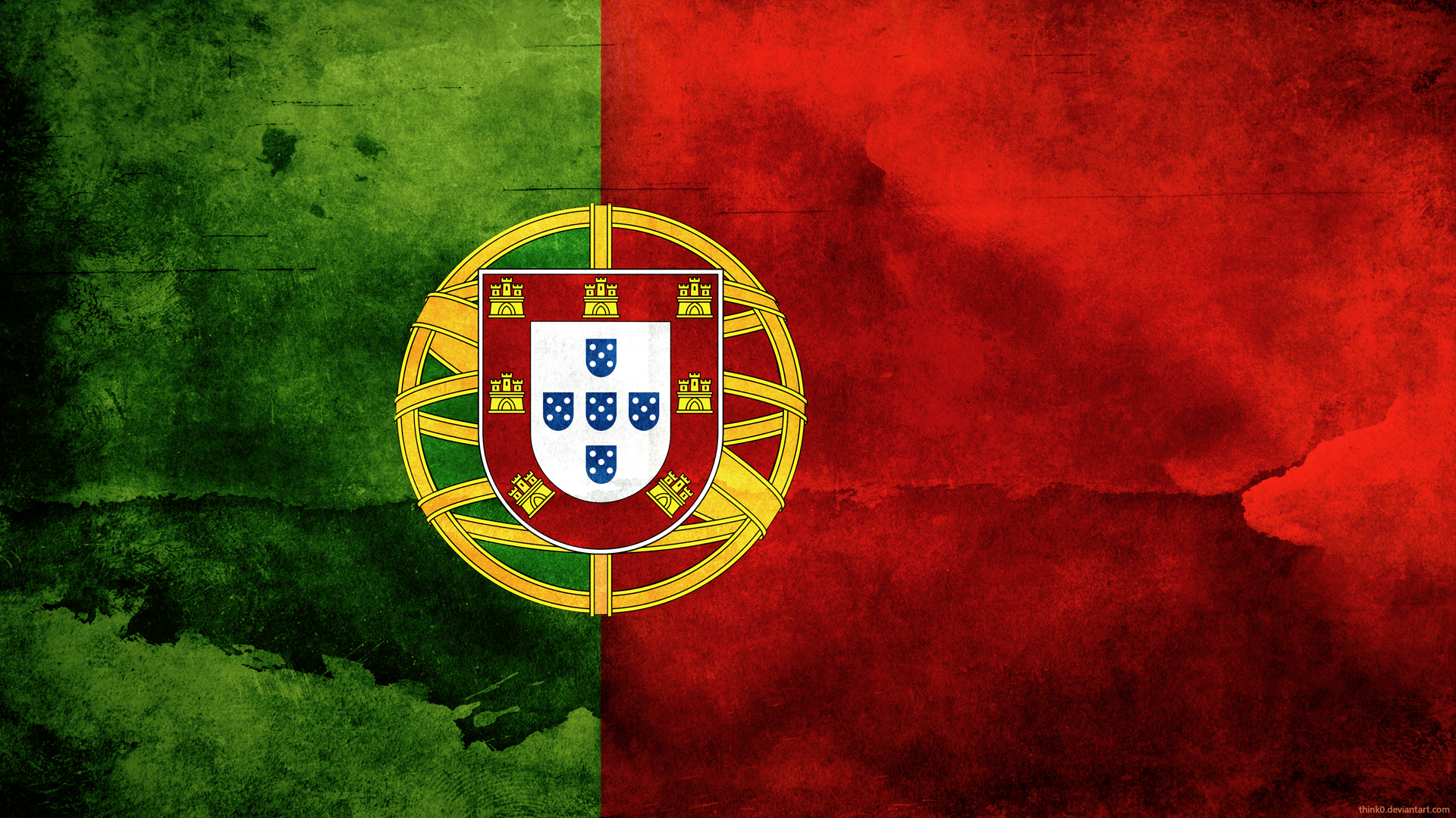 Portugal grunge flag photo
