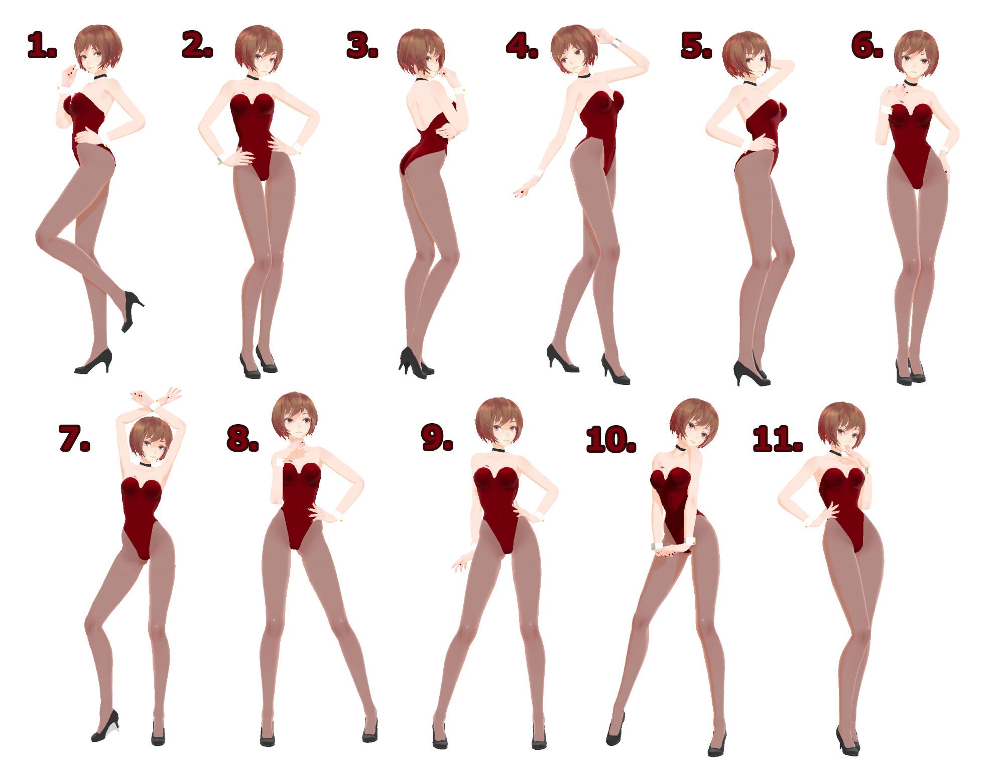 MMD] Pose Pack 3 - DL by Snorlaxin on DeviantArt