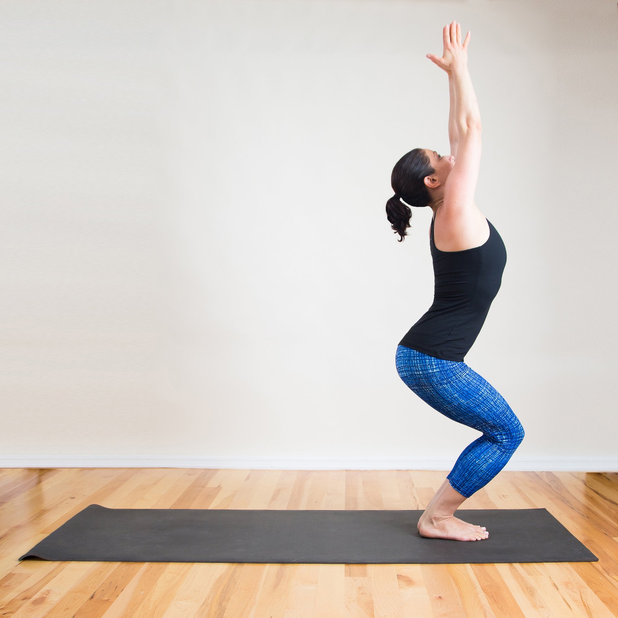 How to Do Fierce Pose in Yoga, Also Called Chair Pose | POPSUGAR Fitness