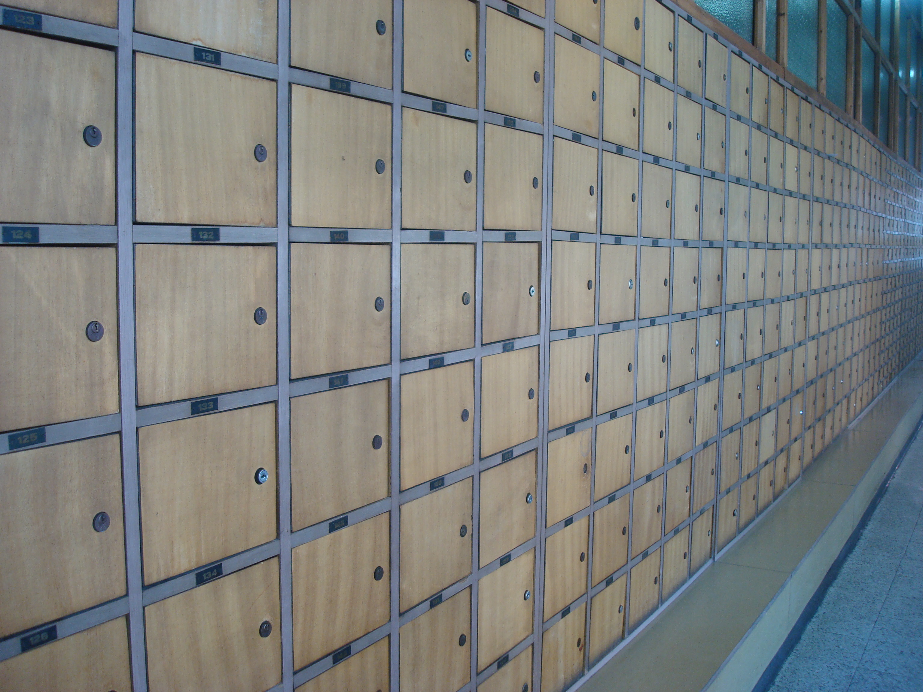 Post office mail boxes photo